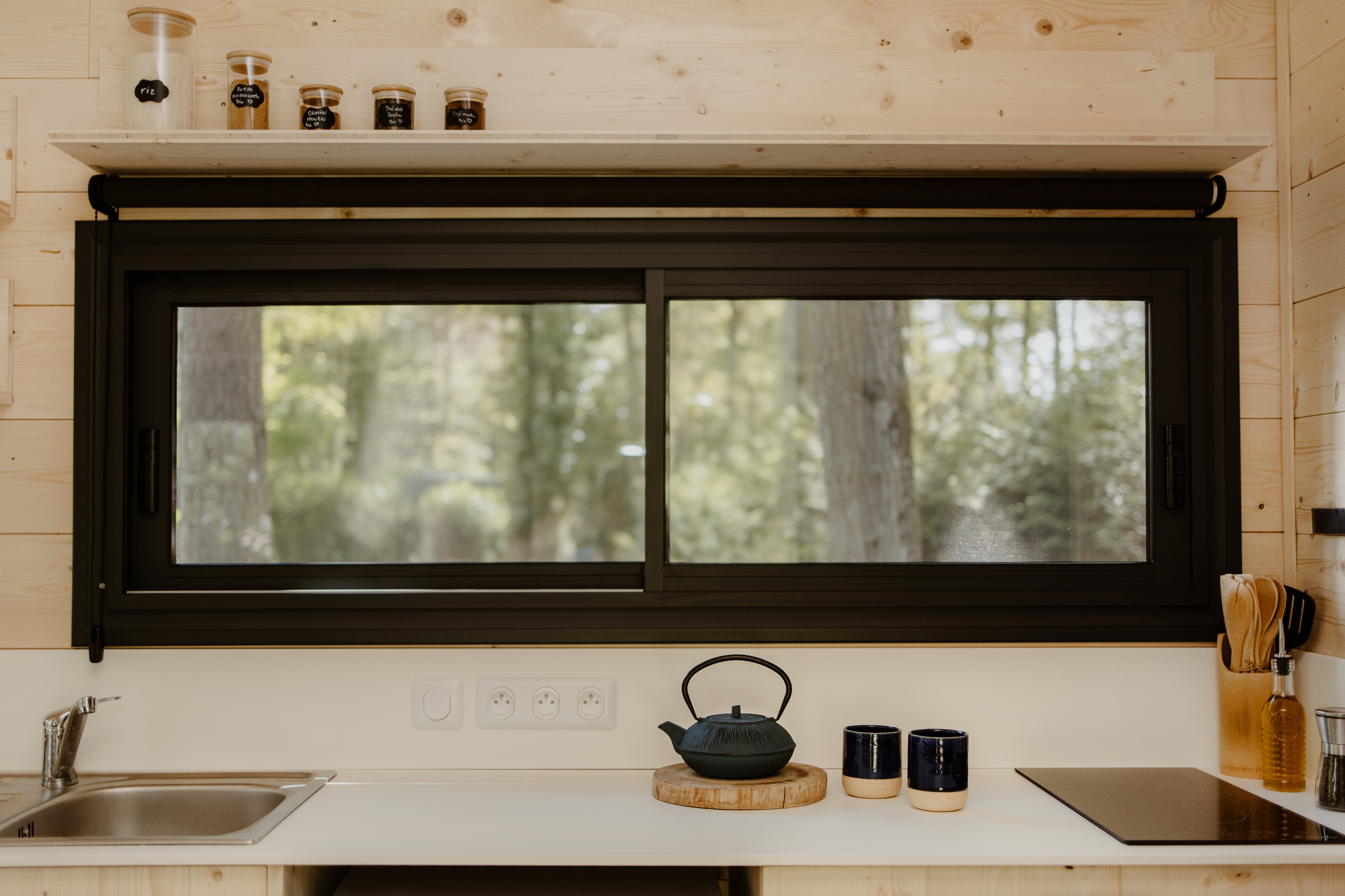 Naos — Tiny House avec spa à Châteauroux (Loiret) à Châteauroux — salle de bain