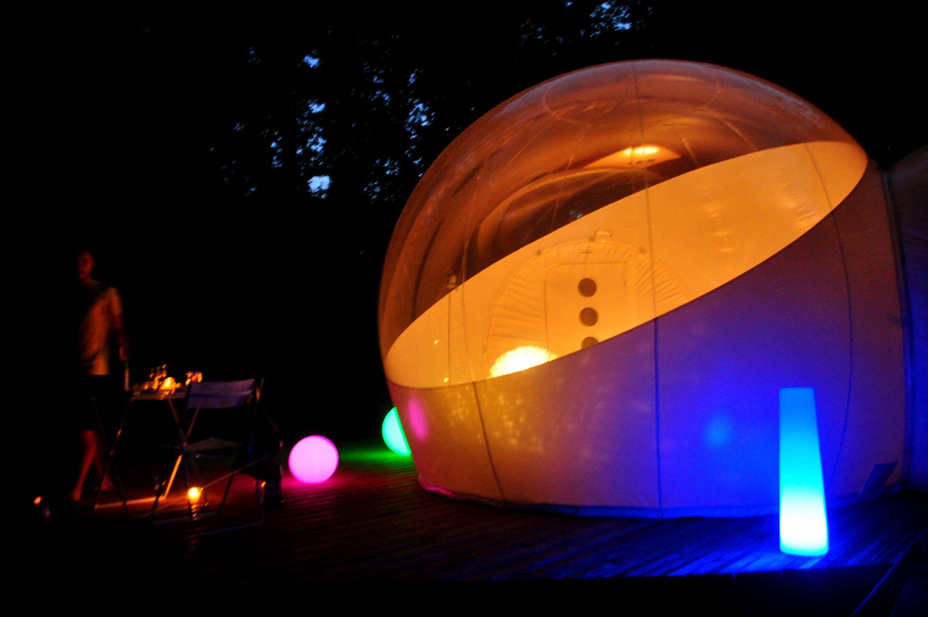 CaBulle Spa Le Grain — Bulle avec spa à Gironde à Bruges — salle de bain