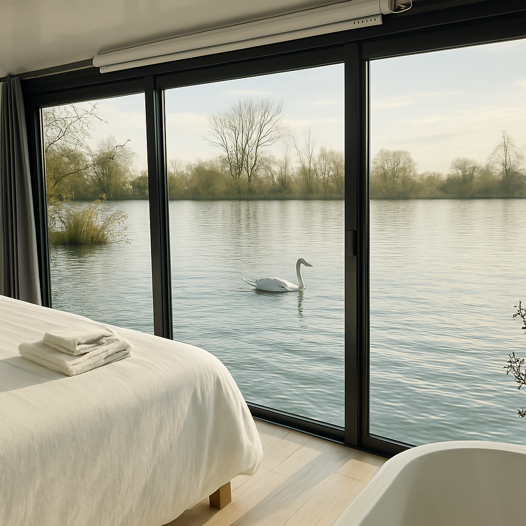 La Dolce Vita & Spa — Péniche avec spa à Moselle à Metz — vue intérieure