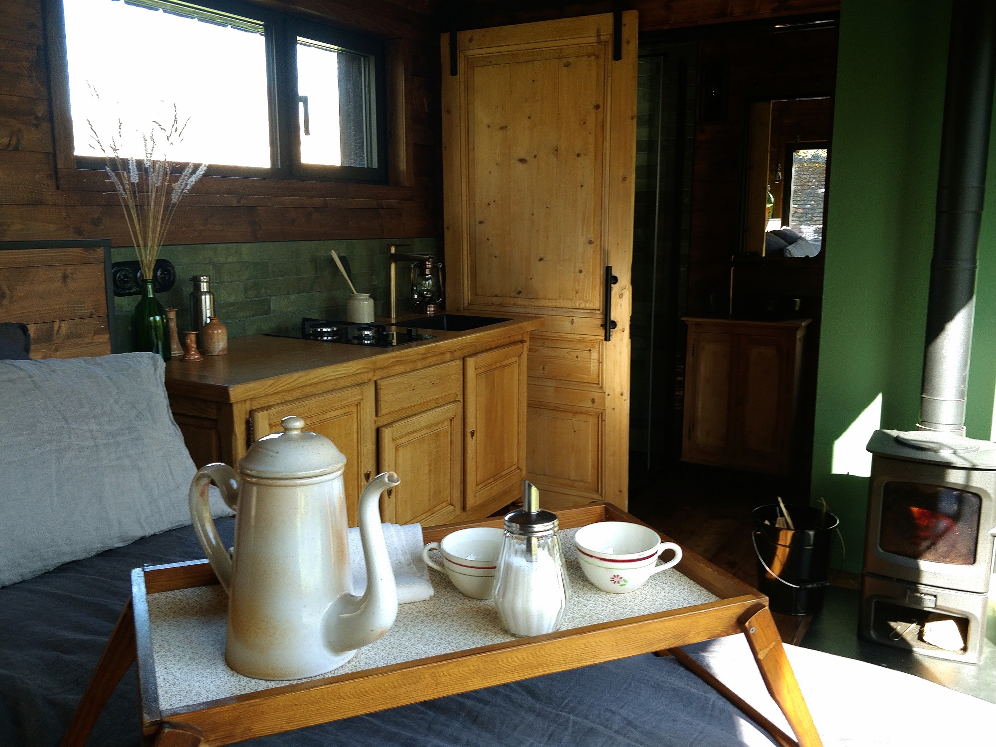La Tiny House de La Rivière — Tiny House avec bain nordique à Montargis à Montargis — salle de bain
