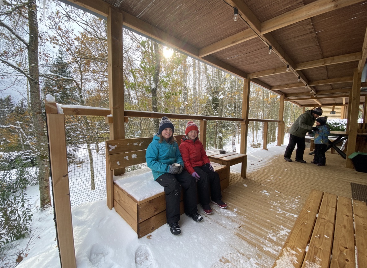 Un chalet nature avec spa privatif pour une évasion sensorielle — Chalet à Anould