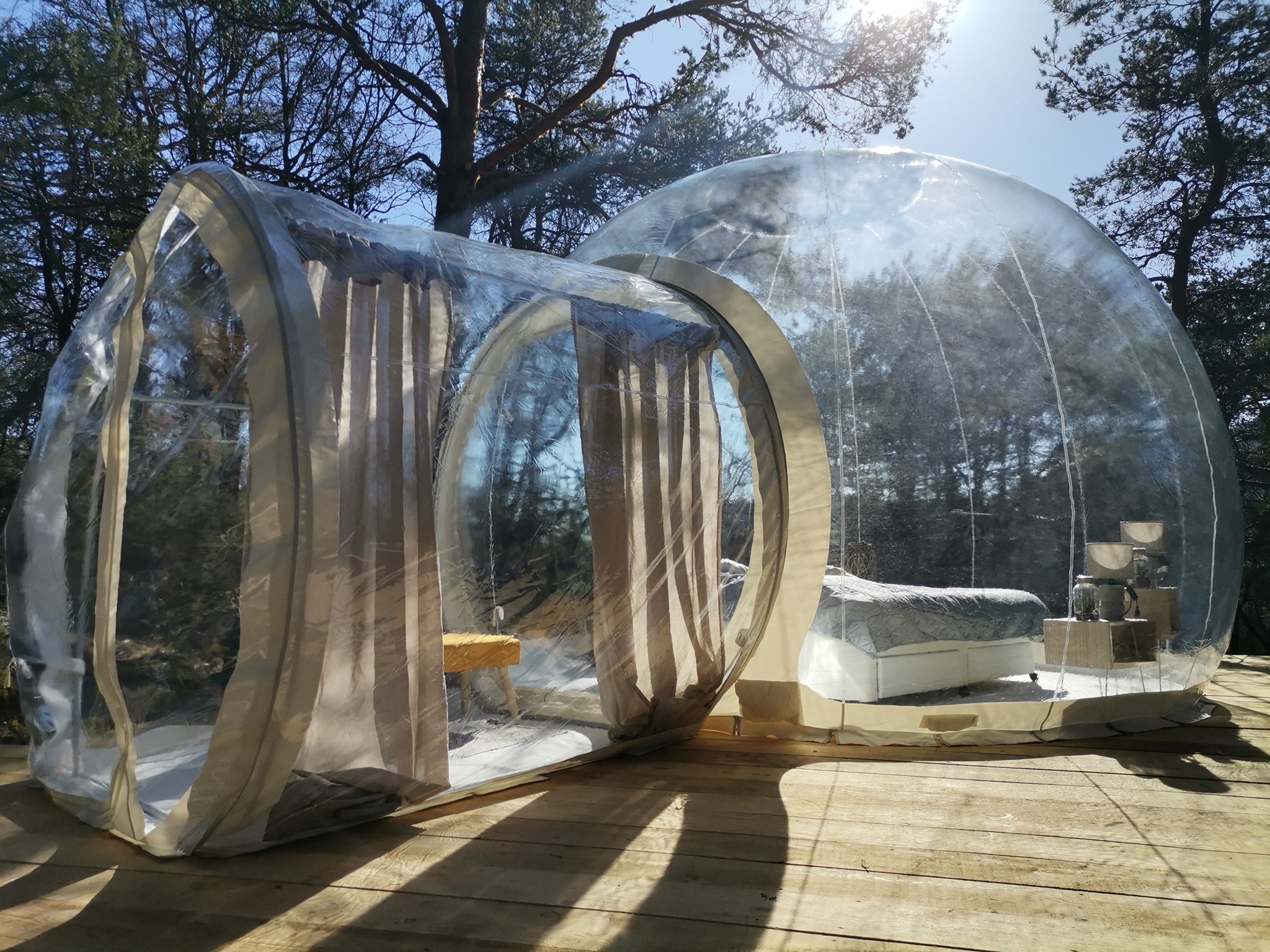 Évasion étoilée dans une bulle en Provence à Beynes — salle de bain
