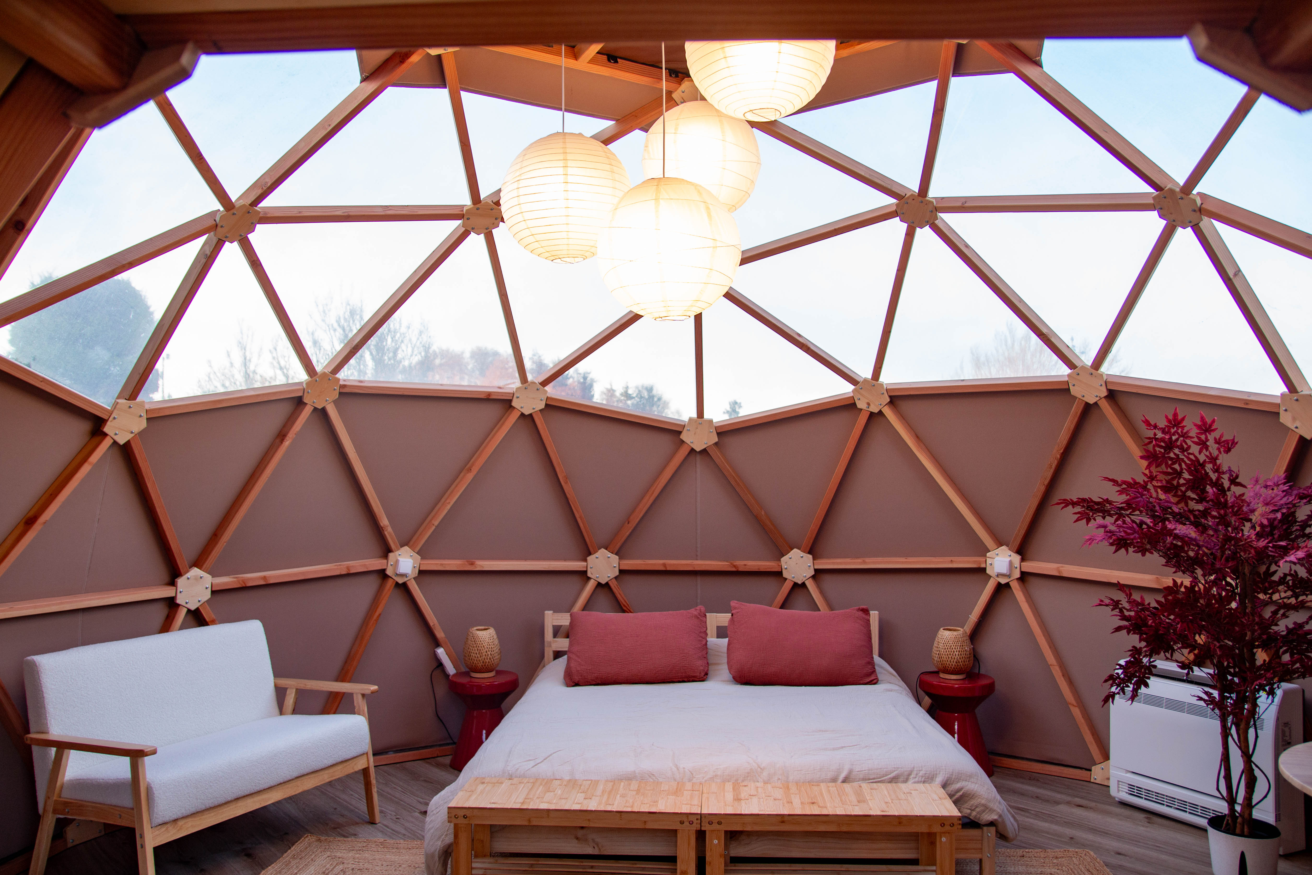 Le Dôme du Levant & Spa — Dôme avec jacuzzi à Holving (Moselle)