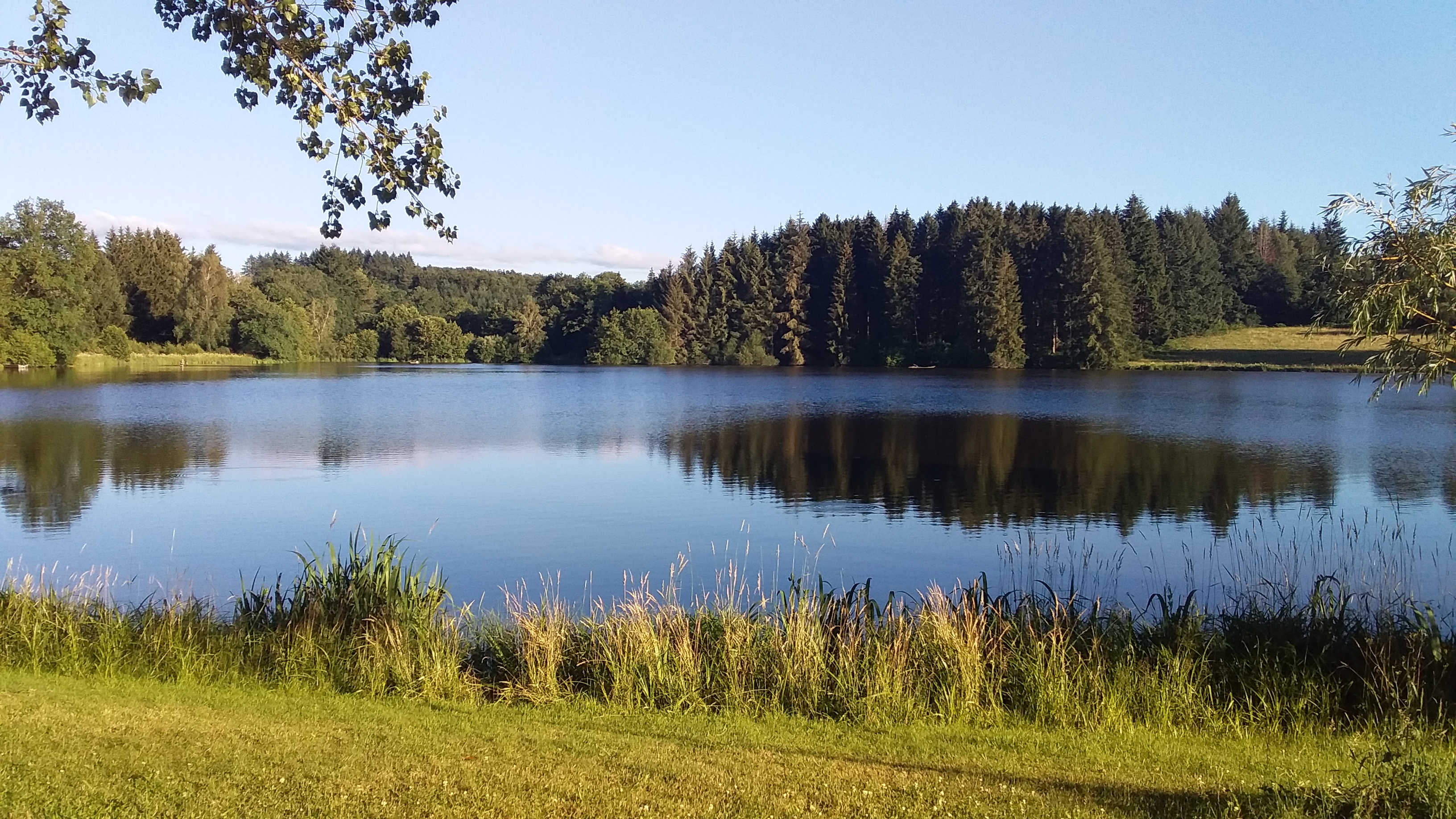Échappez-vous dans une maison de hobbit au bord d'un lac à Condat-En-Combraille — environnement naturel