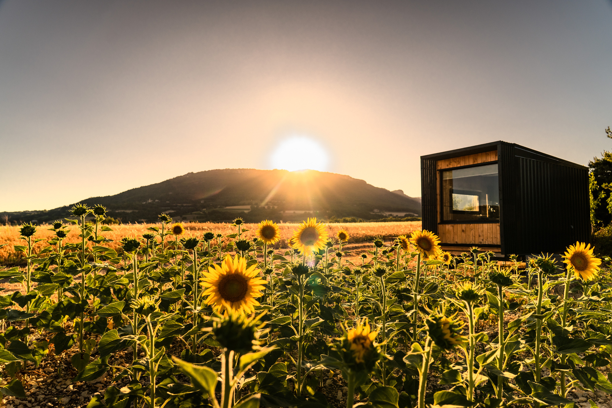 Prairie de la Gervanne — Tiny House avec vue panoramique à Drôme à Beaufort-sur-Gervanne — chambre