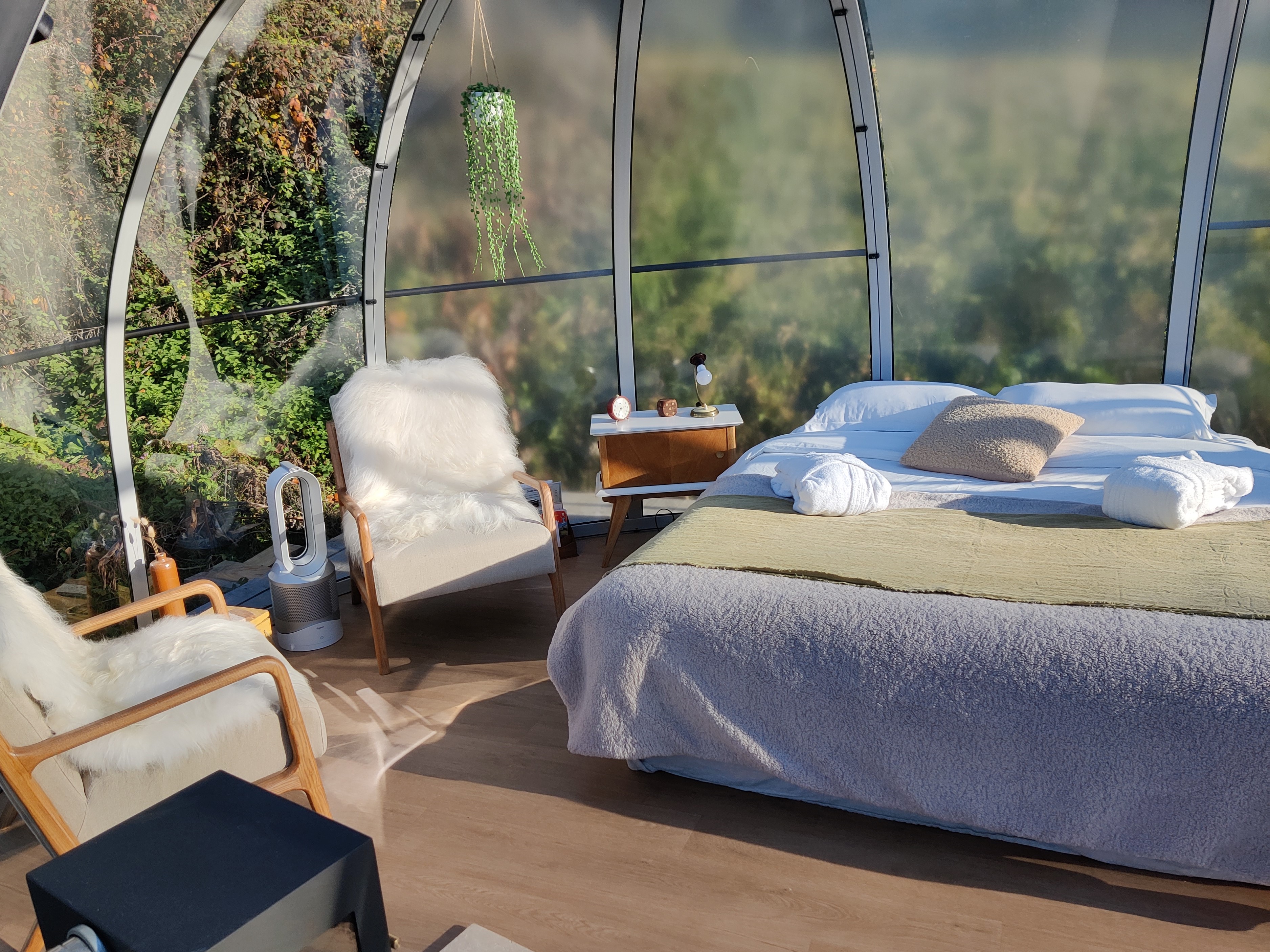 La Canopée & Spa : un dôme enchanteur au cœur des Pyrénées à Gerde — détail architectural