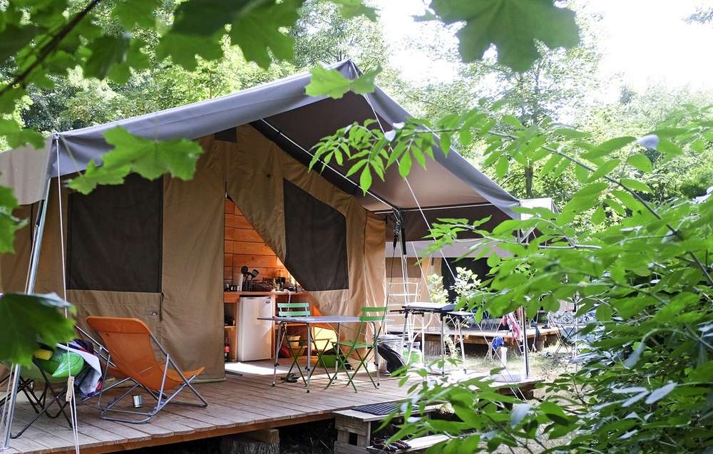 Tente Sweet Landes Sud : un lodge safari au cœur de l'Aquitaine — Tente à Saint Michel Escalus