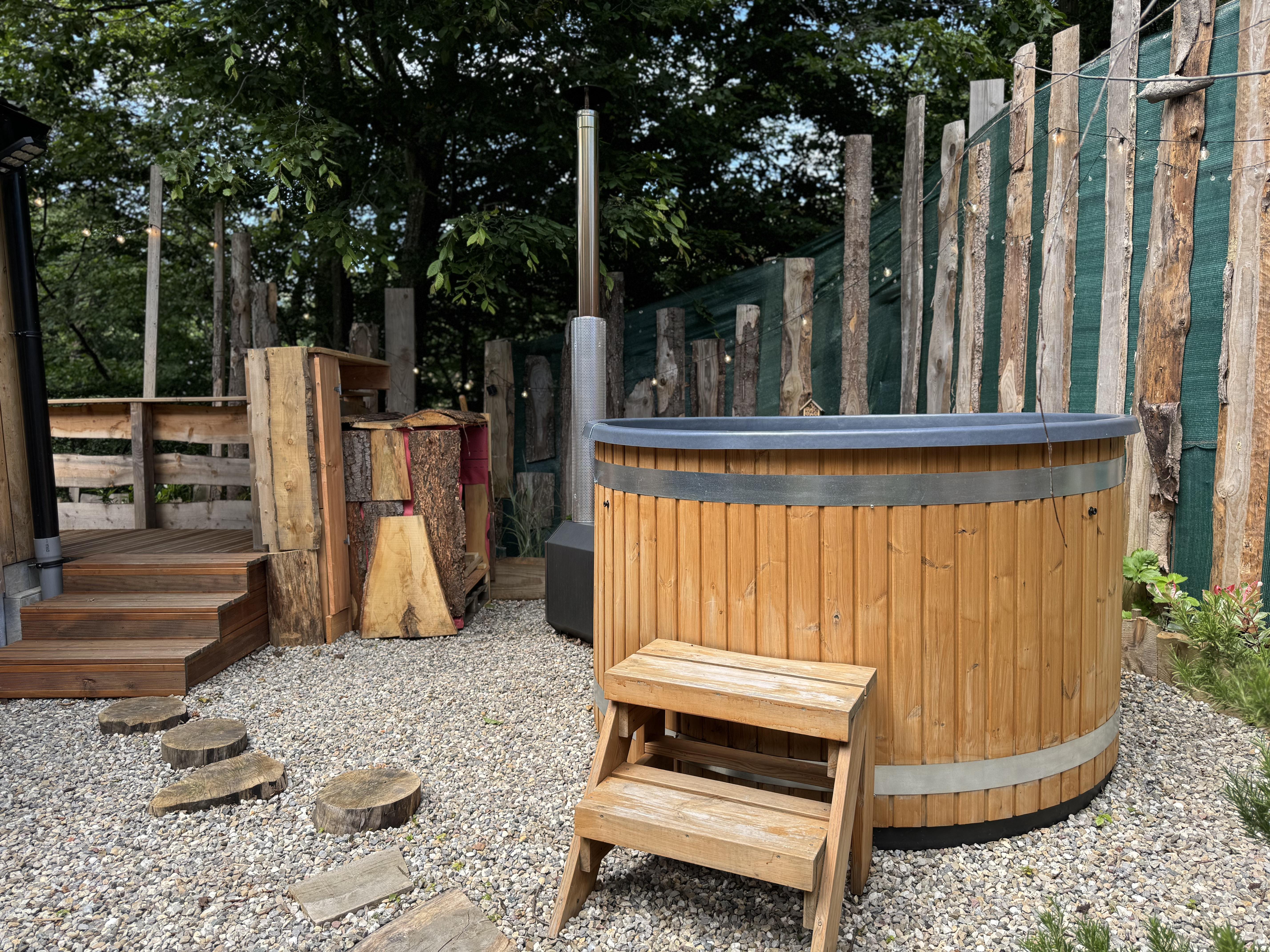 La Maison Pégase - Une cabane en Alsace avec bain nordique à Orbey — vue depuis la terrasse