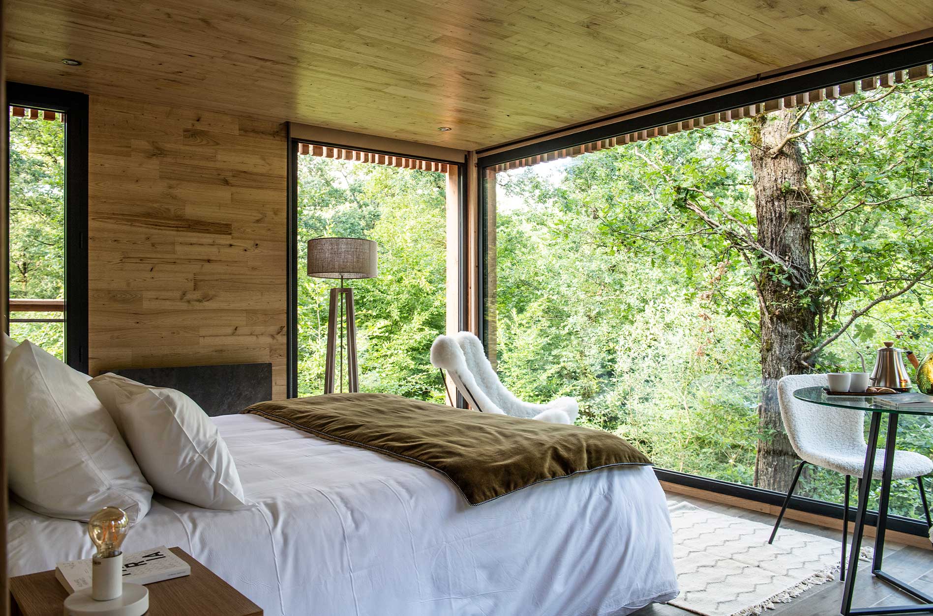 Suite « Les Ailes du Désir » — Cabane sur pilotis avec spa à Indre-et-Loire