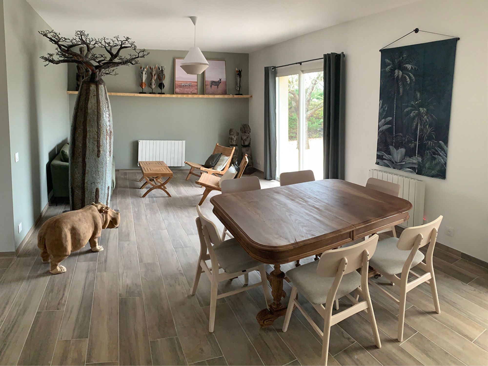 Le Grand Nid — Maison insolite avec spa à Angers (Maine-et-Loire) à Angers — vue depuis la terrasse