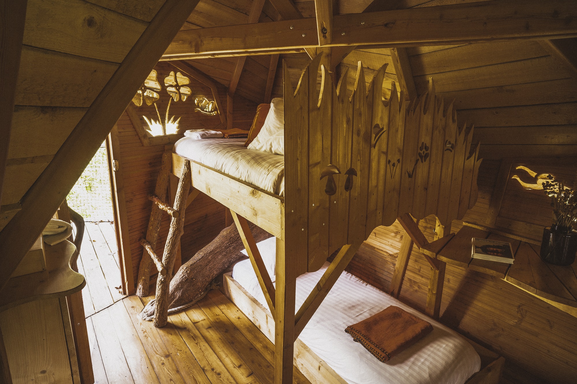 Cabane Amazone : une immersion dans les arbres de Franche-Comté à Chassey-Lès-Montbozon — espace de vie