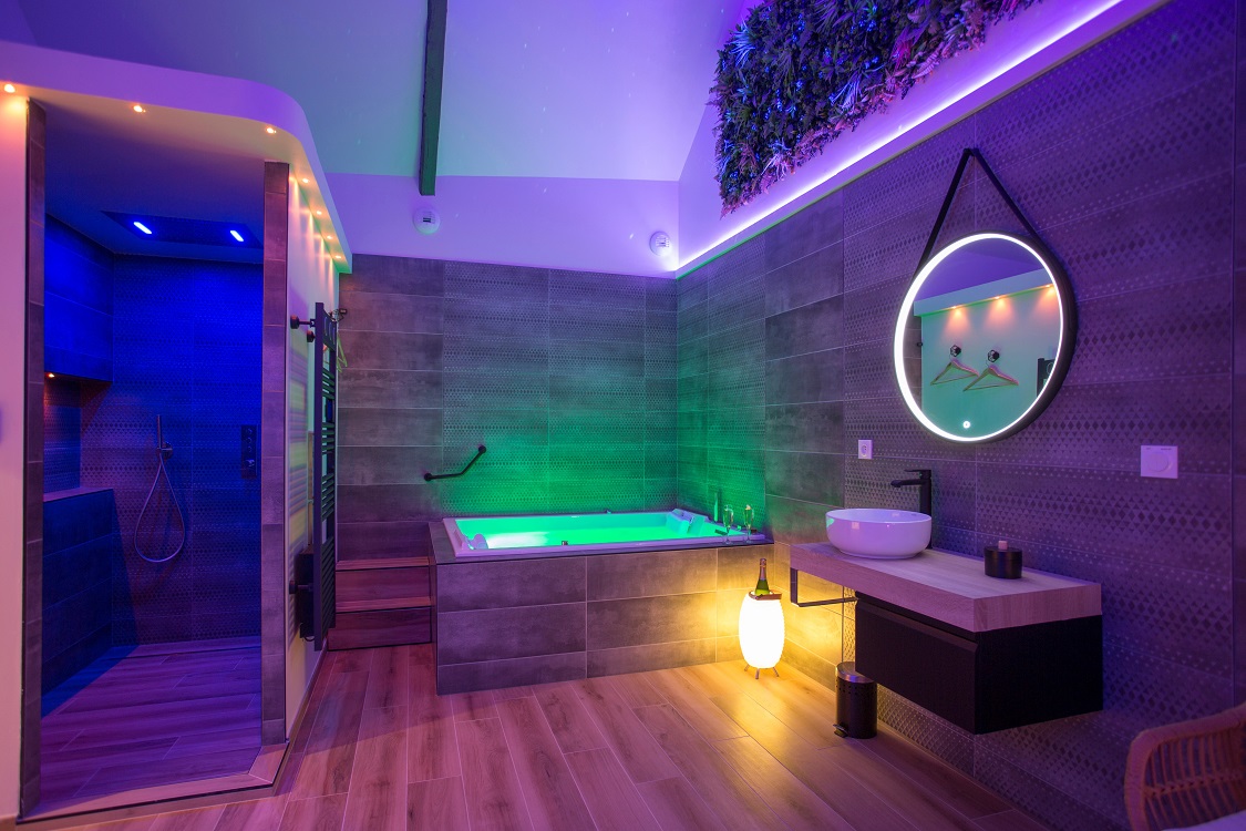 Harmonie Gîte&Spa — Maison insolite avec spa à Dinard (Côtes-d'Armor) à Dinard — espace de vie