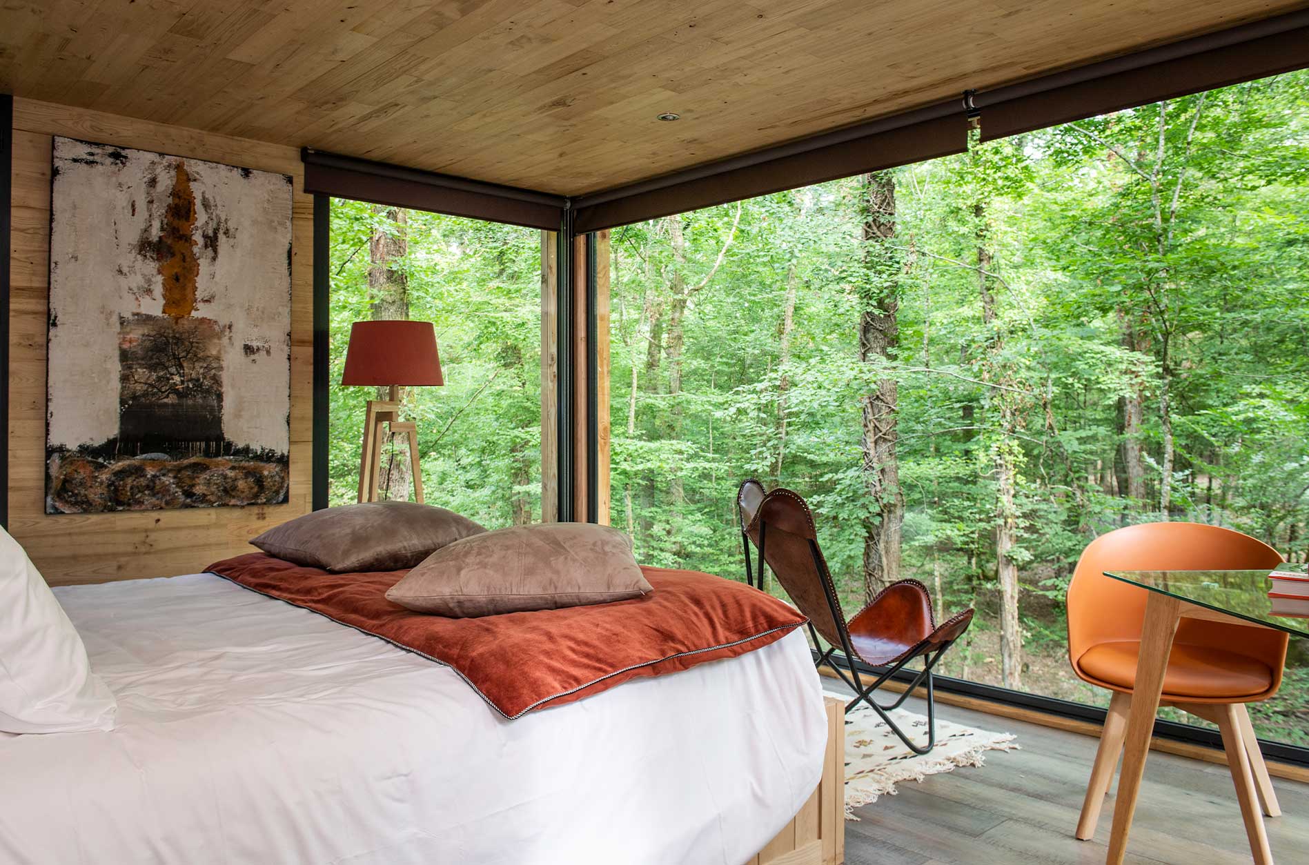 Lodge T(h)REES & Spa : une évasion sur pilotis à Esvres-Sur-Indre — espace de vie