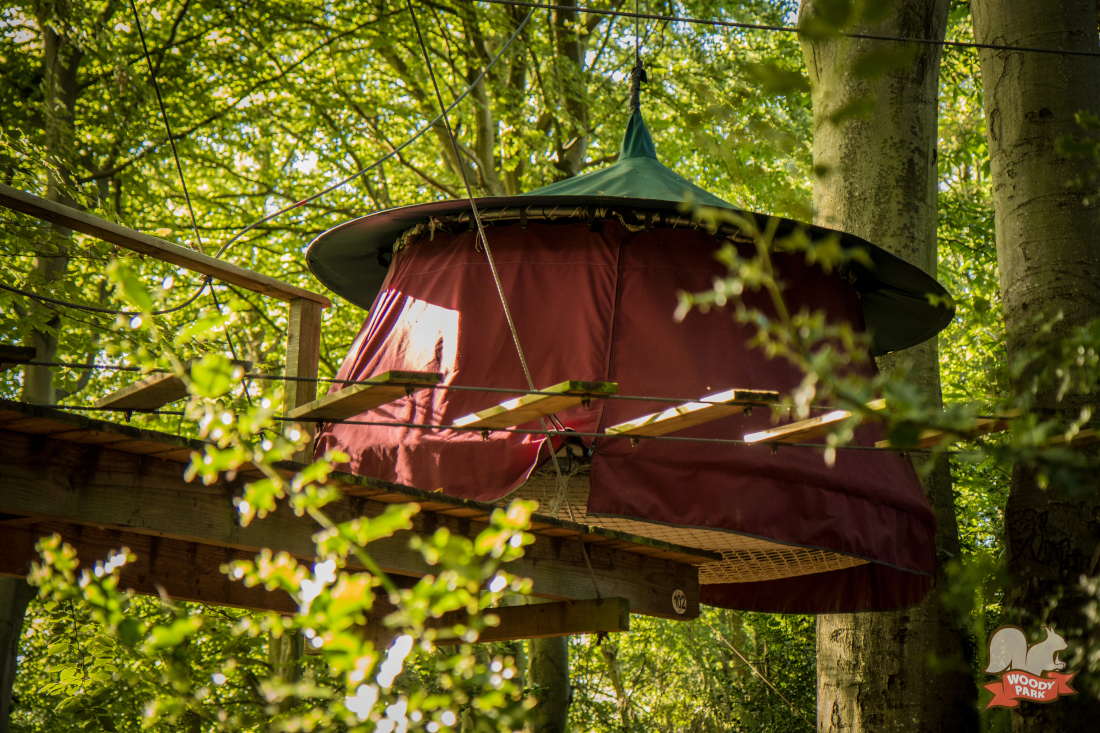 Tente suspendue Woody Park — Nuit en pleine forêt à Seine-Maritime à Rouen — salle de bain