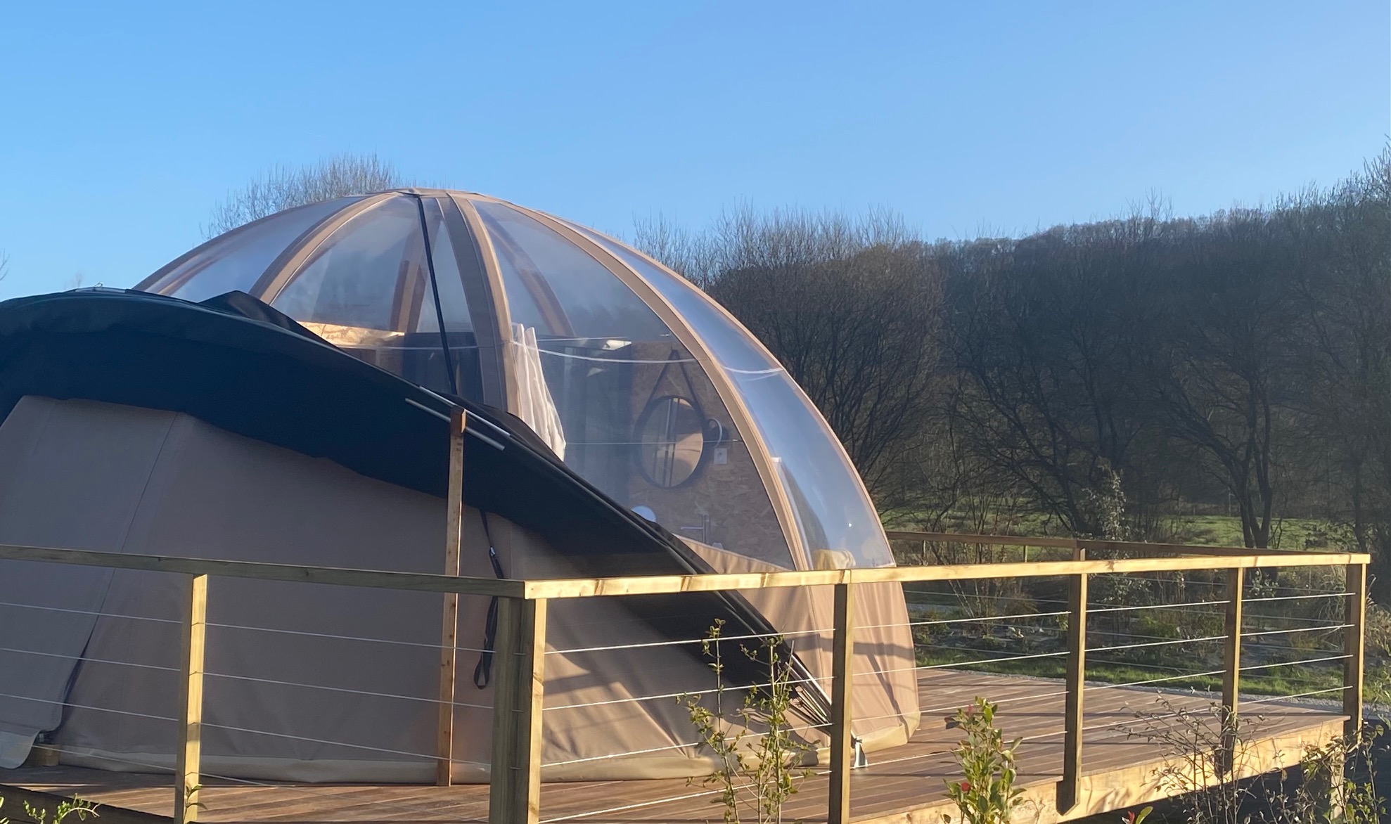 Le wigwam Bel'Etoile — Séjour romantique avec spa en Seine-Maritime à Rouen — espace de vie