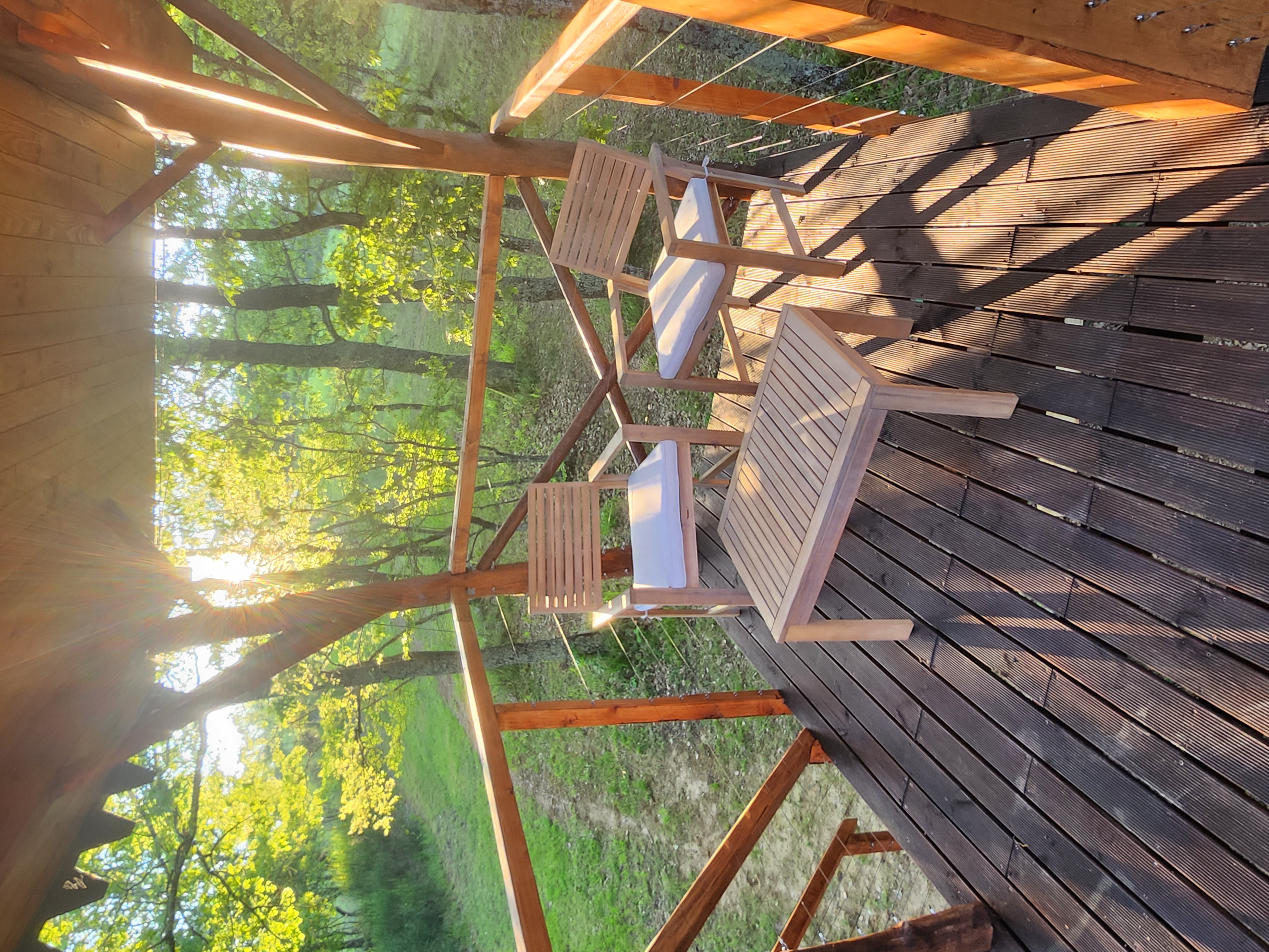 La cabane entre les cimes — Cabane sur pilotis avec vue panoramique à Haute-Garonne à Rieumes — salle de bain