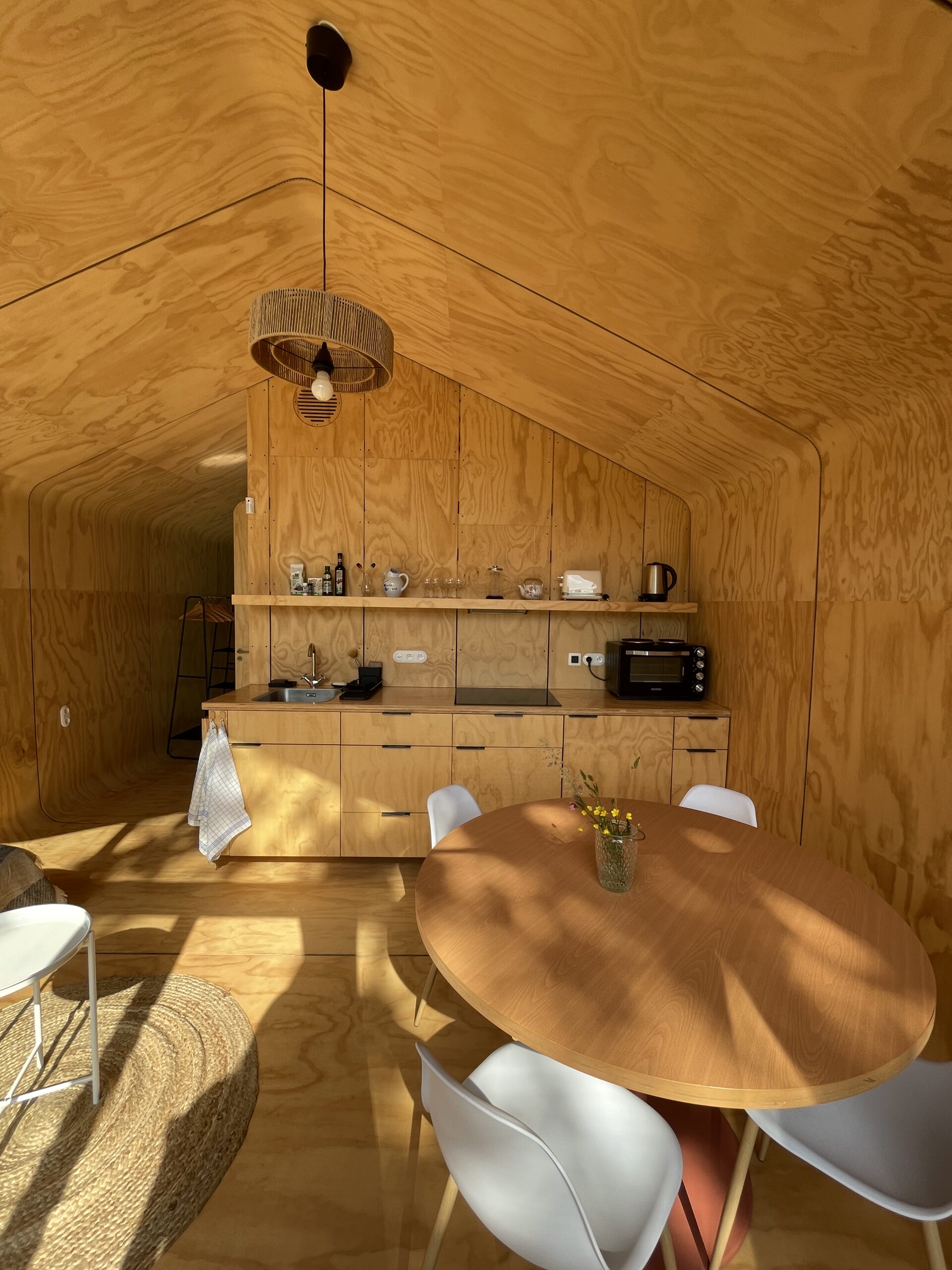 Wikkel House — Cabane moderne avec spa à Gironde à Gironde-sur-Dropt — cuisine