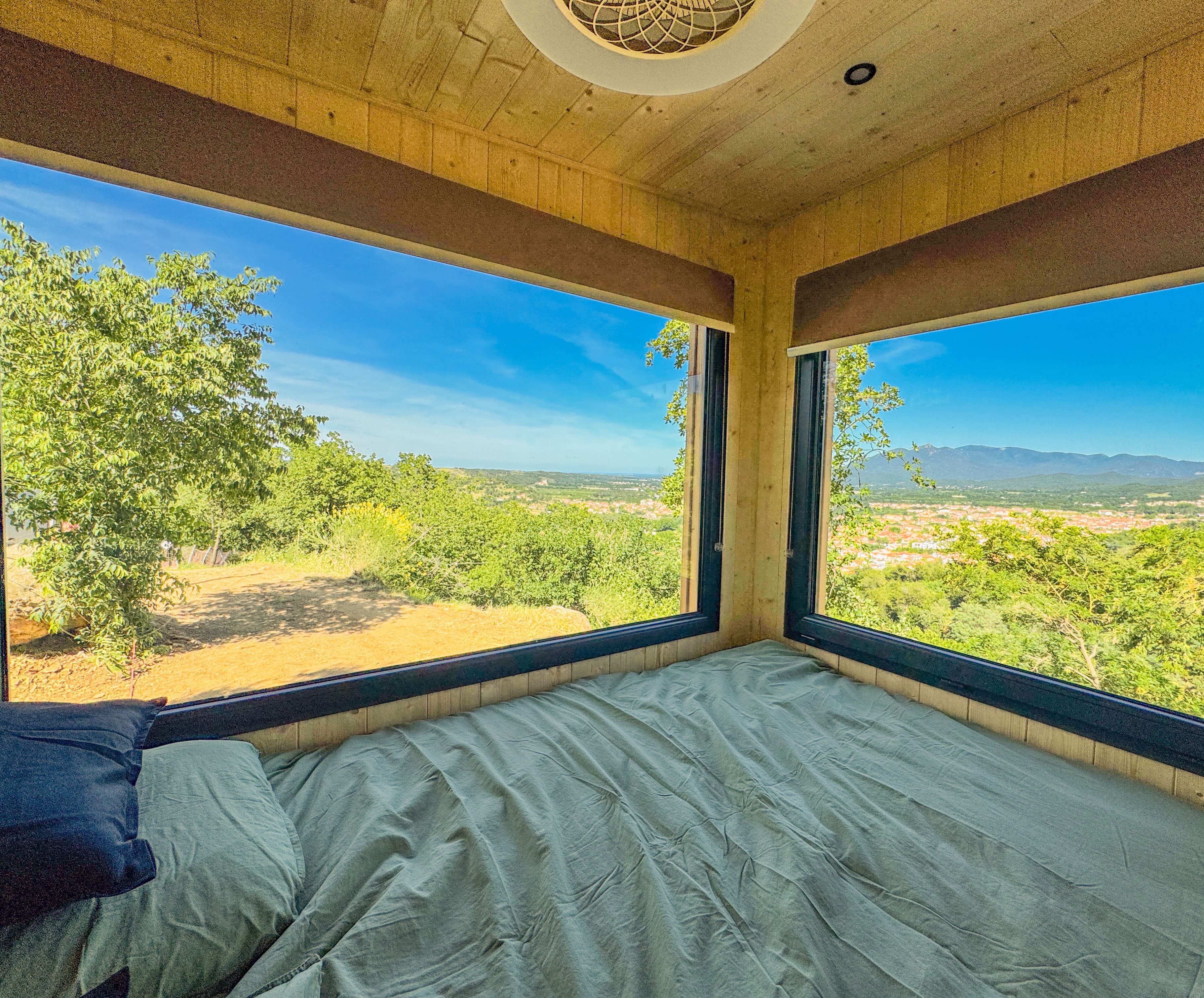 Le Paradis des Albères — Tiny House panoramique à Céret (Pyrénées-Orientales)