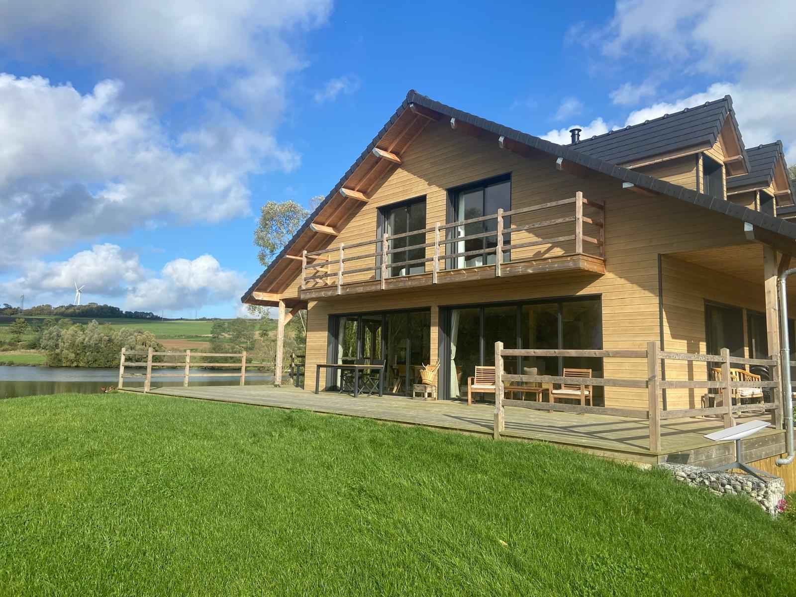 Maison Canadienne — Séjour unique avec spa en Baie de Somme à Beauchamps — espace de vie