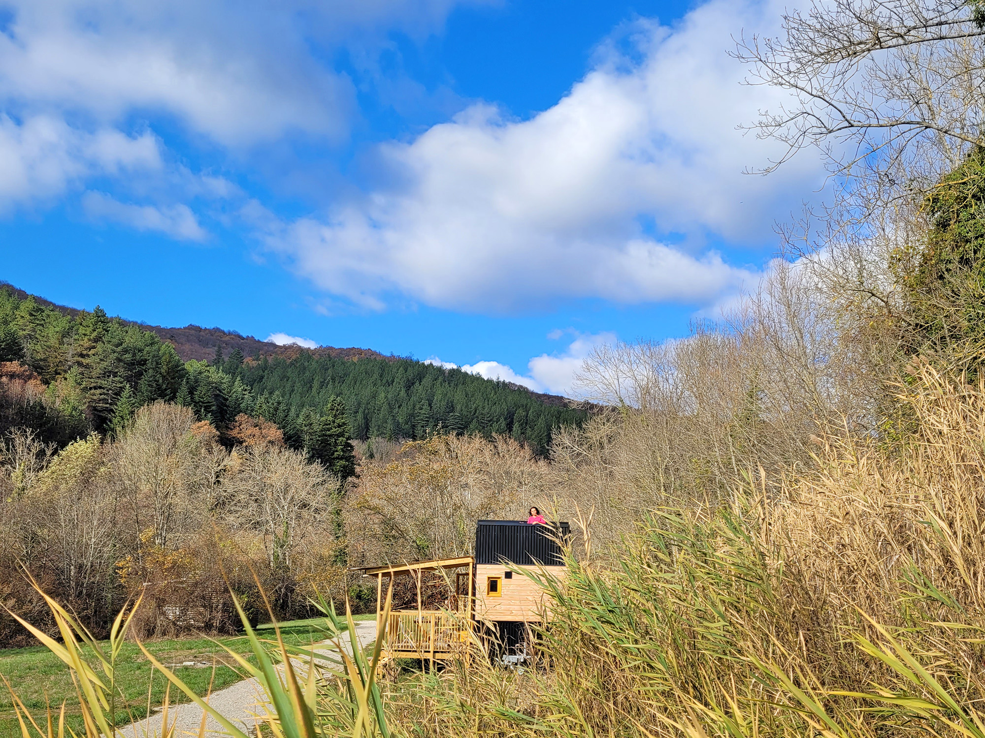 Tiny house Voie Lactée — Nuit étoilée à 2 personnes dans le Gard à Alès — cuisine
