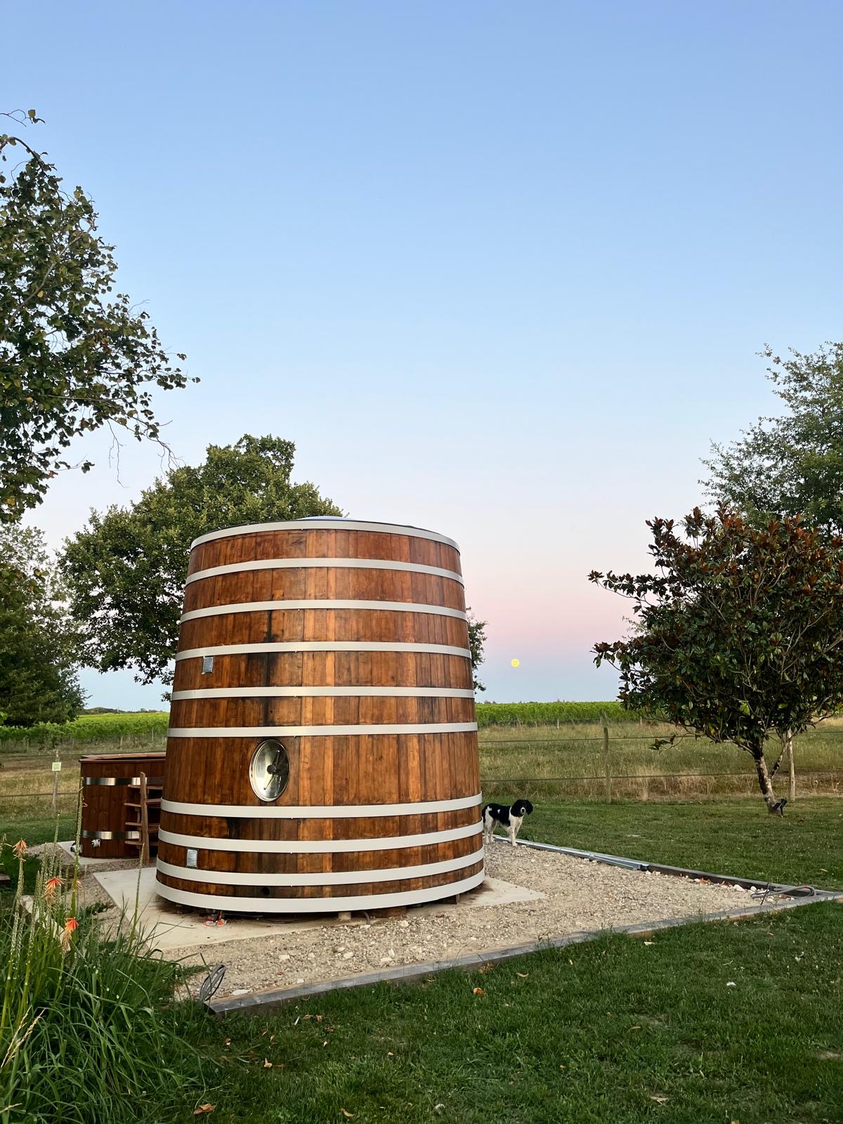 Le Foudre Talbot — Dôme avec spa privatif à Lot-et-Garonne à Marmande — chambre