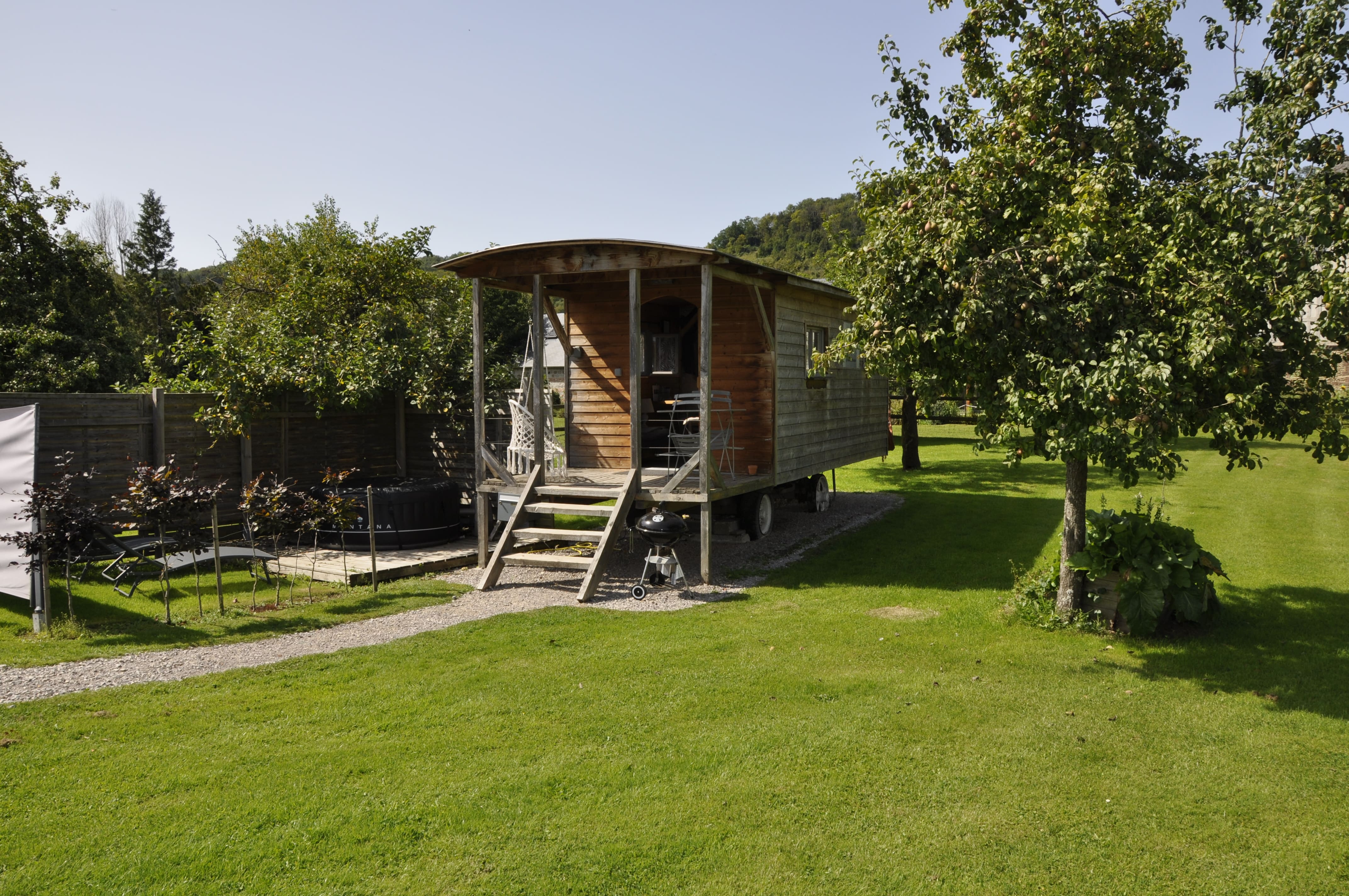 La maison du bonheur : une roulotte en Haute-Normandie — Roulotte à St Ouen Sous Bailly