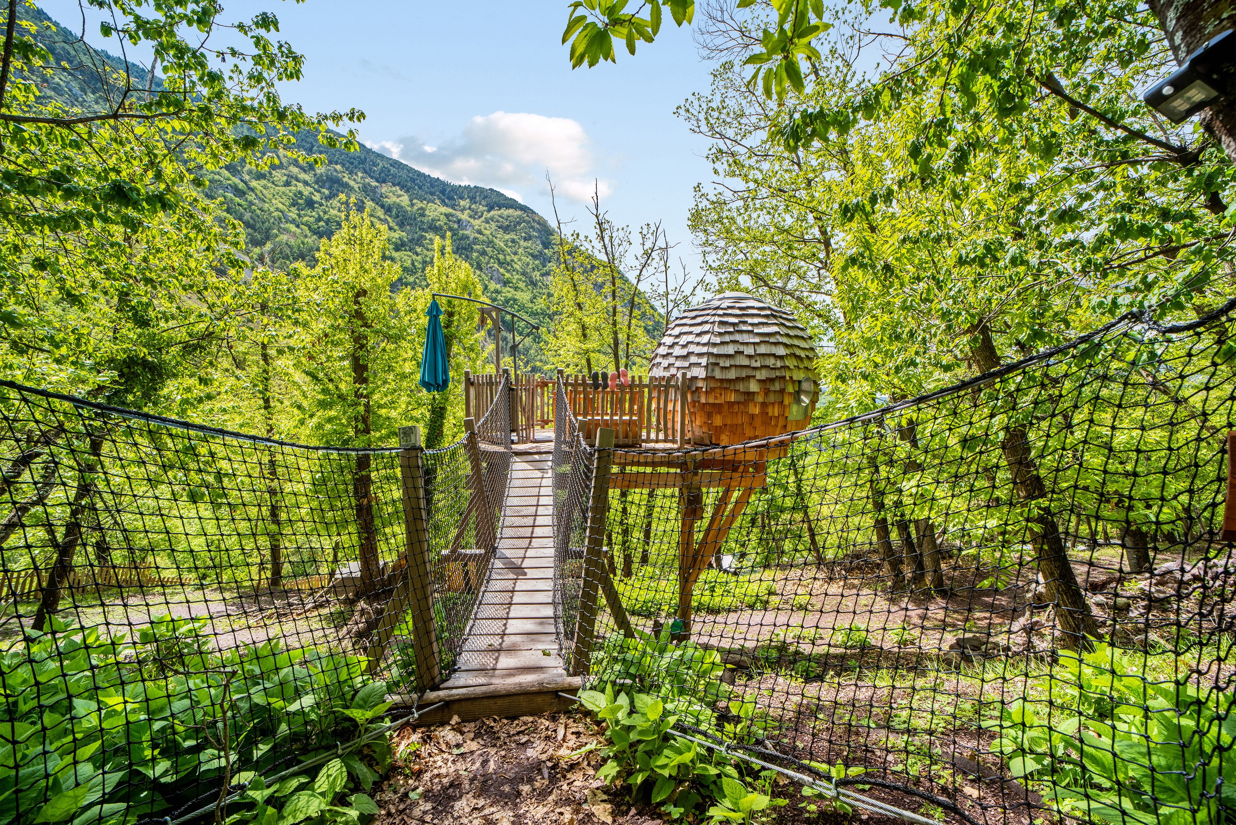 Lov'Nid de Belvédère — Cabane dans les arbres avec spa à Belvédère (Alpes-Maritimes) à Belvédere — vue intérieure