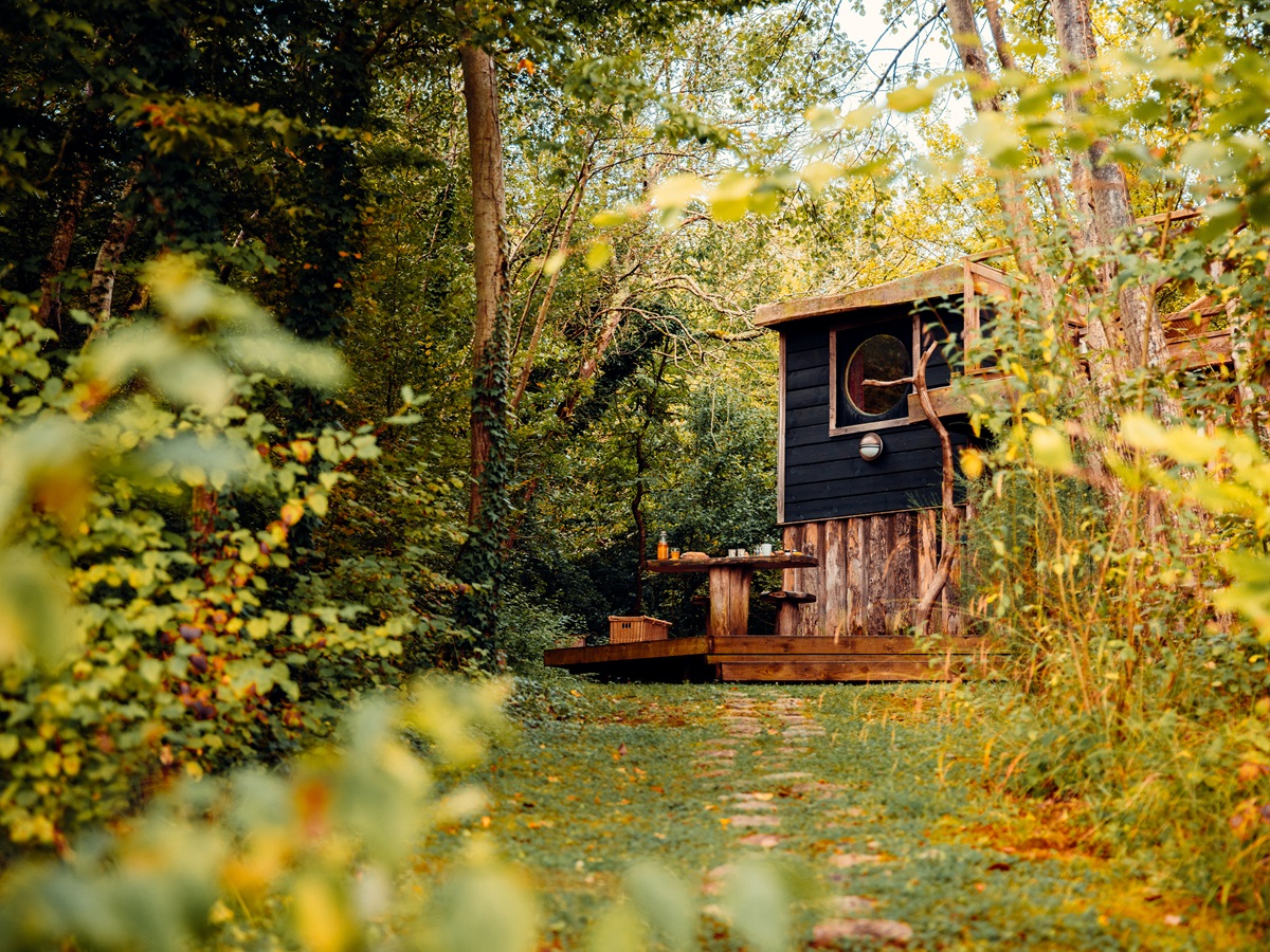 Cabane Spa Amarante : une évasion au cœur de la Picardie à St-Léger-Aux-Bois — cuisine