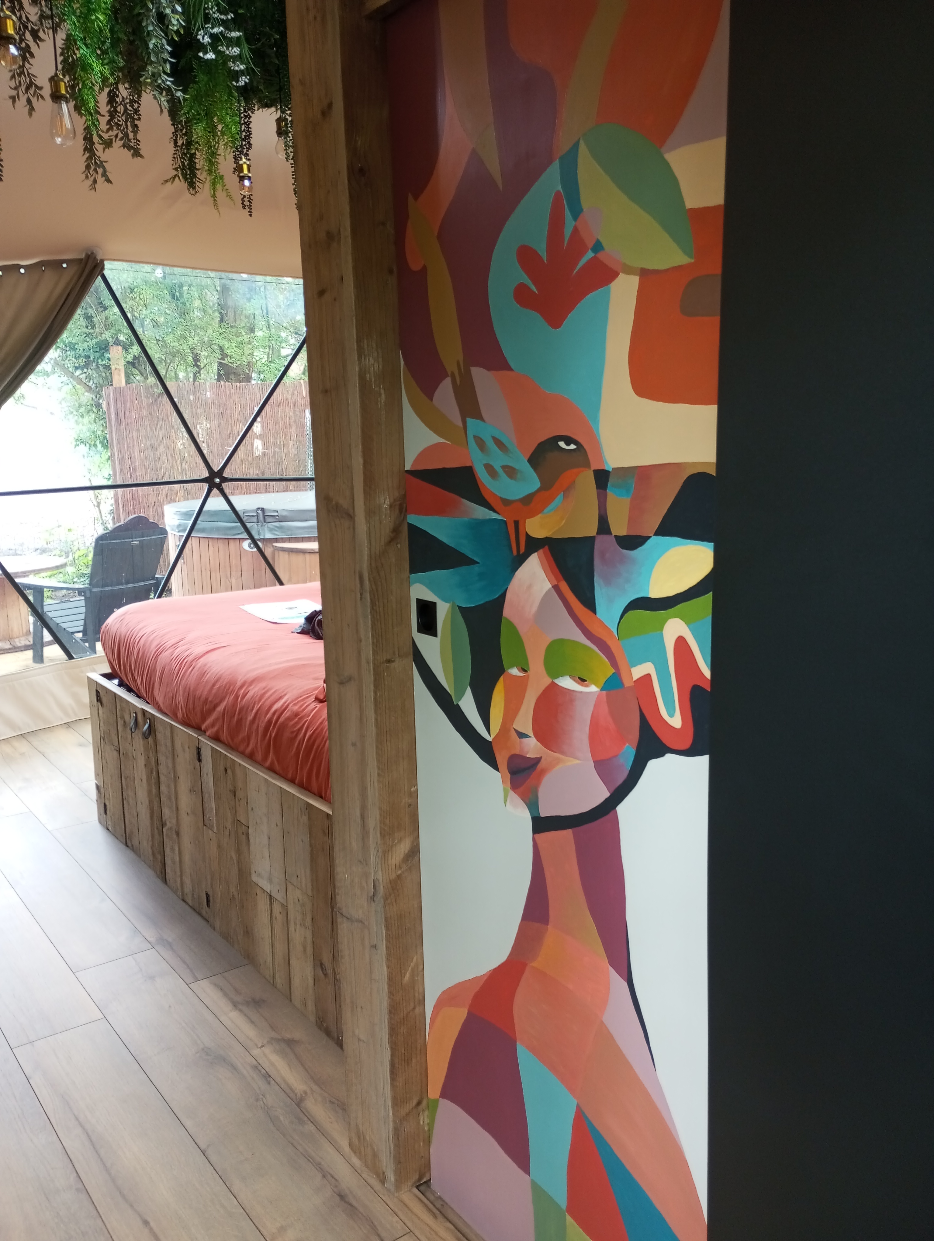 Un dôme enchanteur avec spa au cœur des Hauts-de-France à Willems — environnement naturel