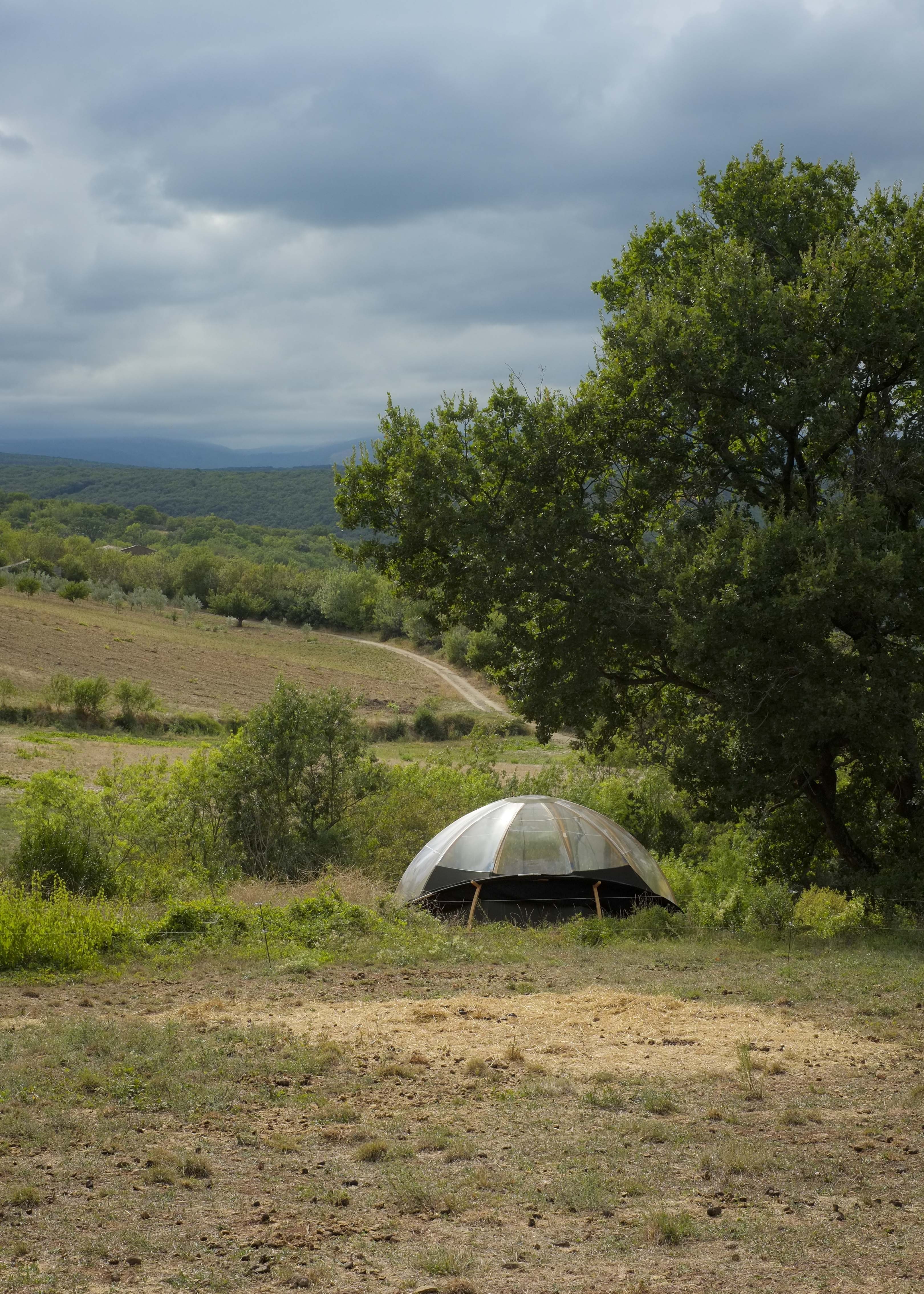 Bulle du Grand Chêne — Nuit étoilée à 4 personnes dans l'Hérault à Montpellier — salle de bain