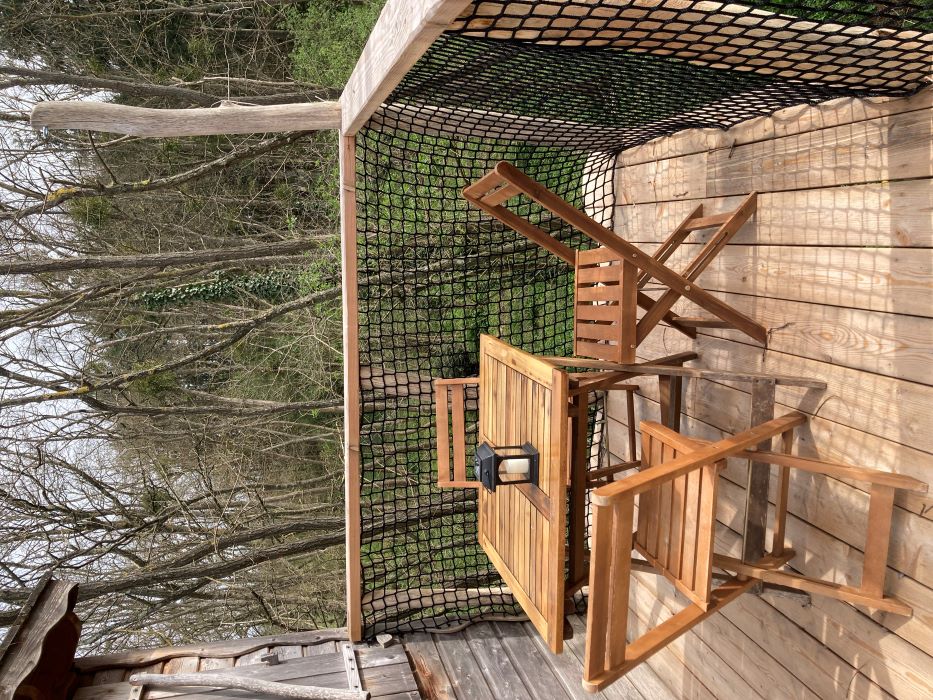 Évasion dans la Cabane du Pêcheur & Spa : un cocon suspendu à La Chapelle Aux Naux — environnement naturel