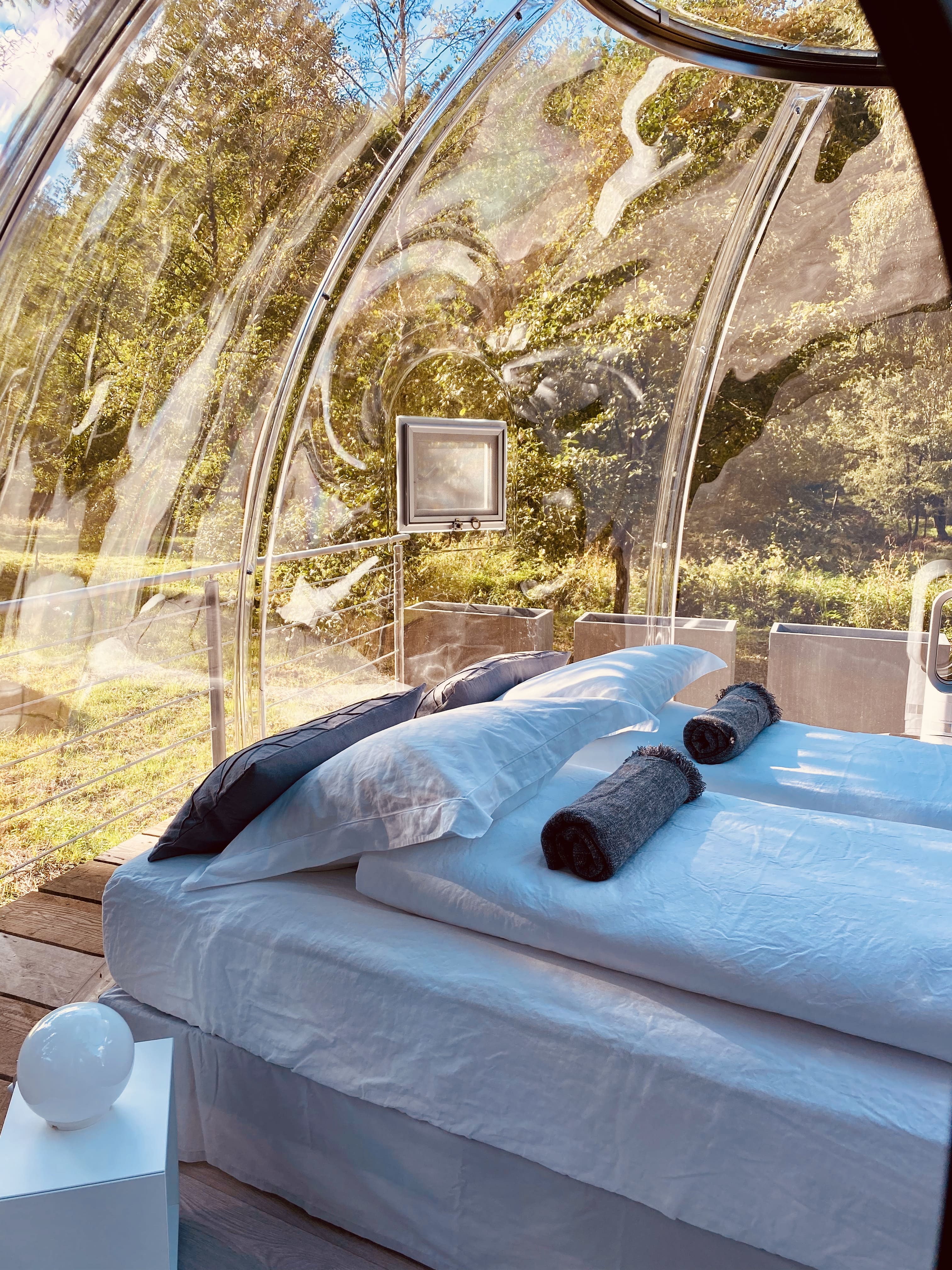Le Dôme — Séjour immersif avec spa à La Grange d'Hélène en Moselle à Metz — environnement naturel
