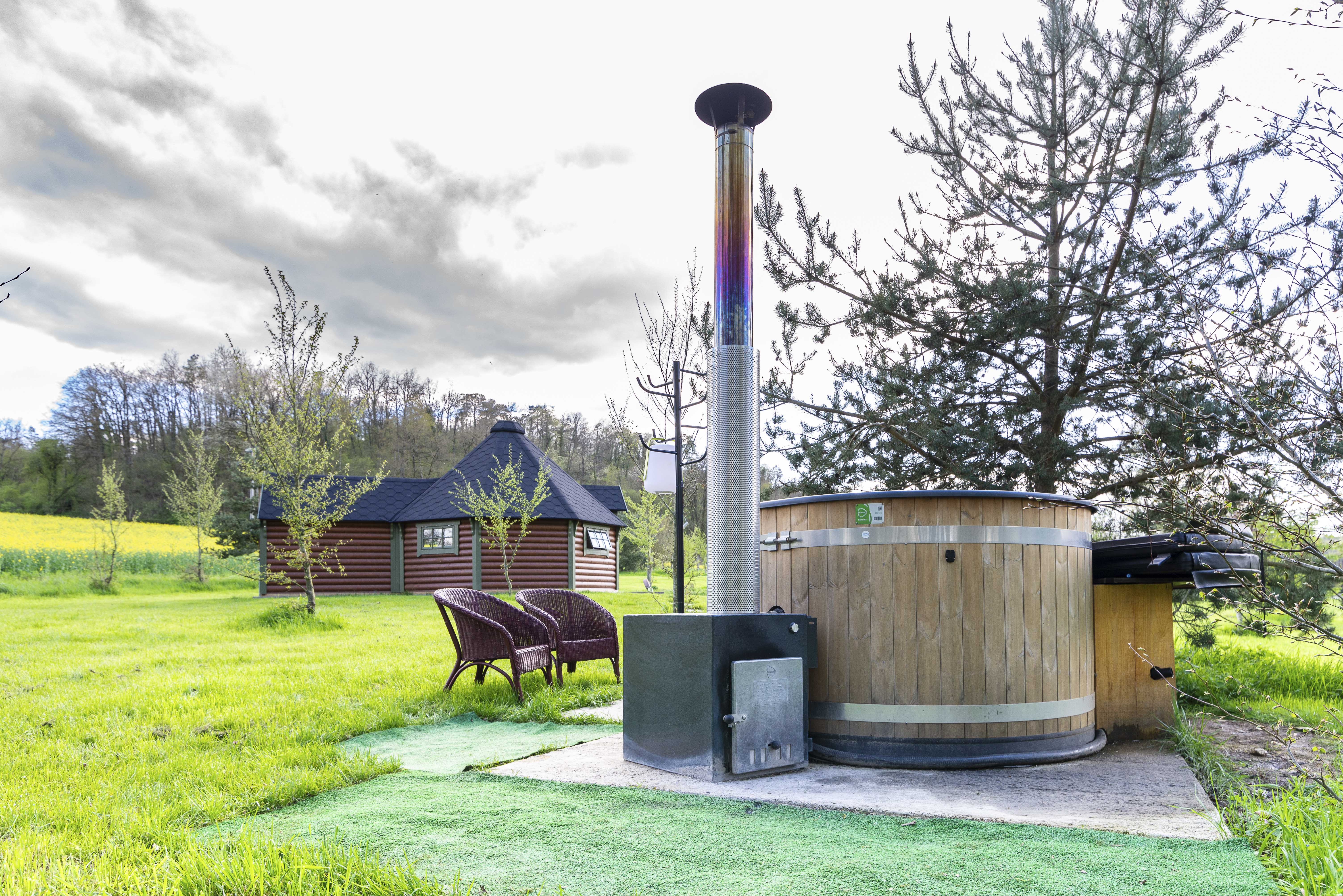 Le KOTA du Moulin & Spa : une expérience unique en Lorraine à Void Vacon — salle de bain