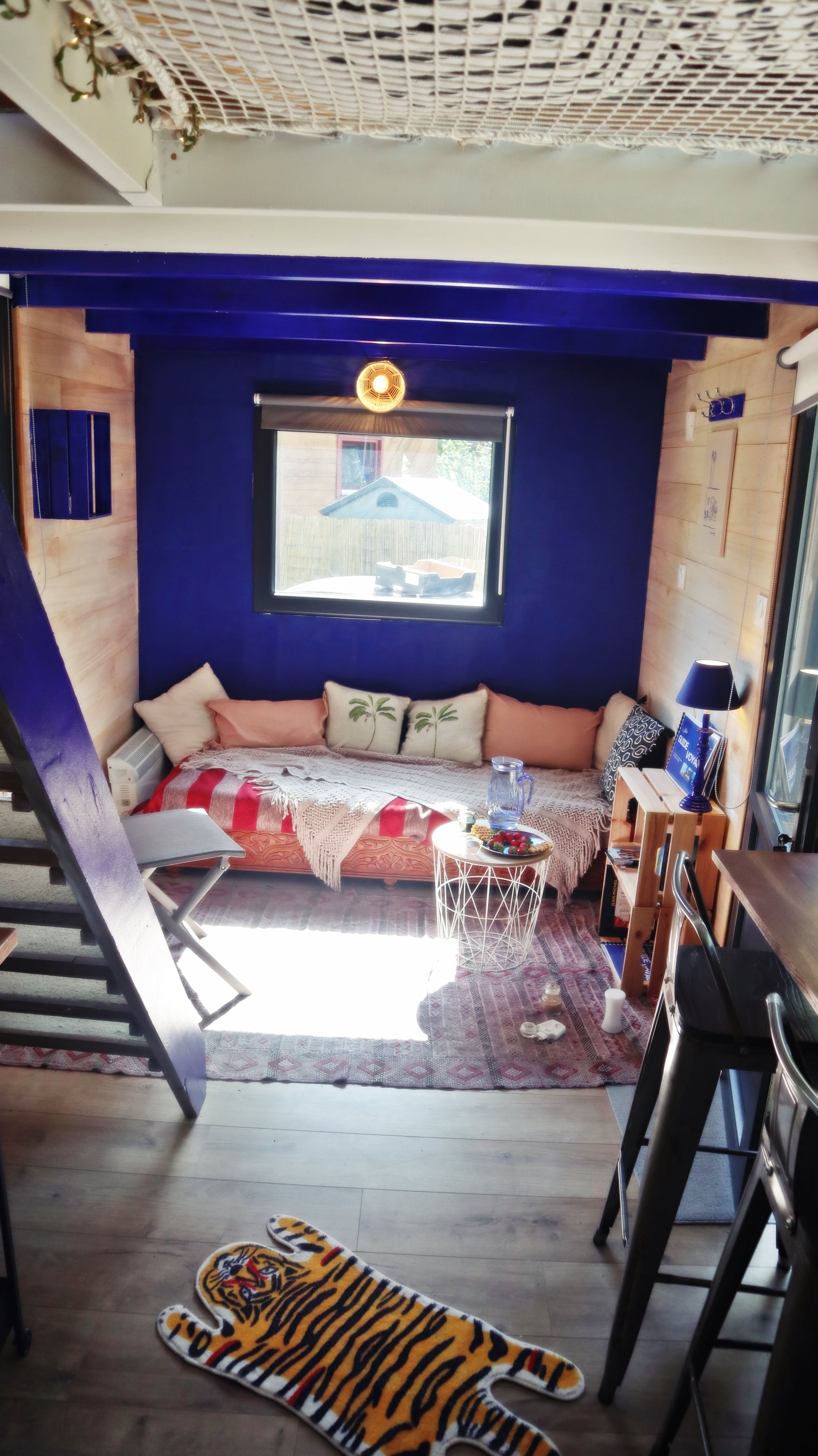 Tiny House Boho Océan — Évasion nature avec spa en Gironde à Gironde-sur-Dropt — vue depuis la terrasse