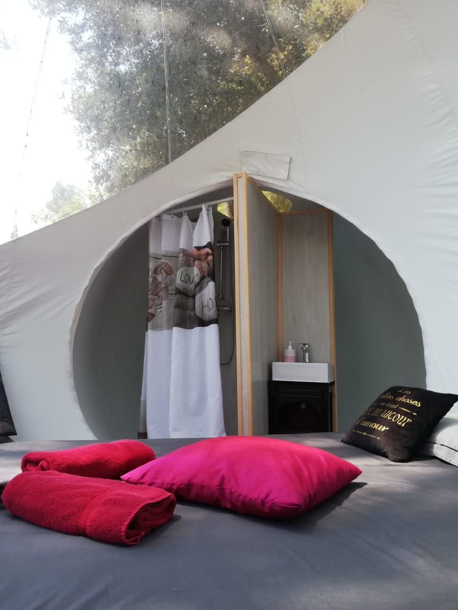 Bulle Harmony : une expérience immersive en Provence à Carnoules — vue intérieure