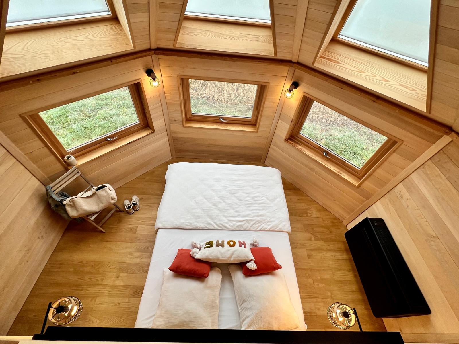 Cabane Boréalis — Cabane avec jacuzzi privatif à Ain à Meillonnas — cuisine
