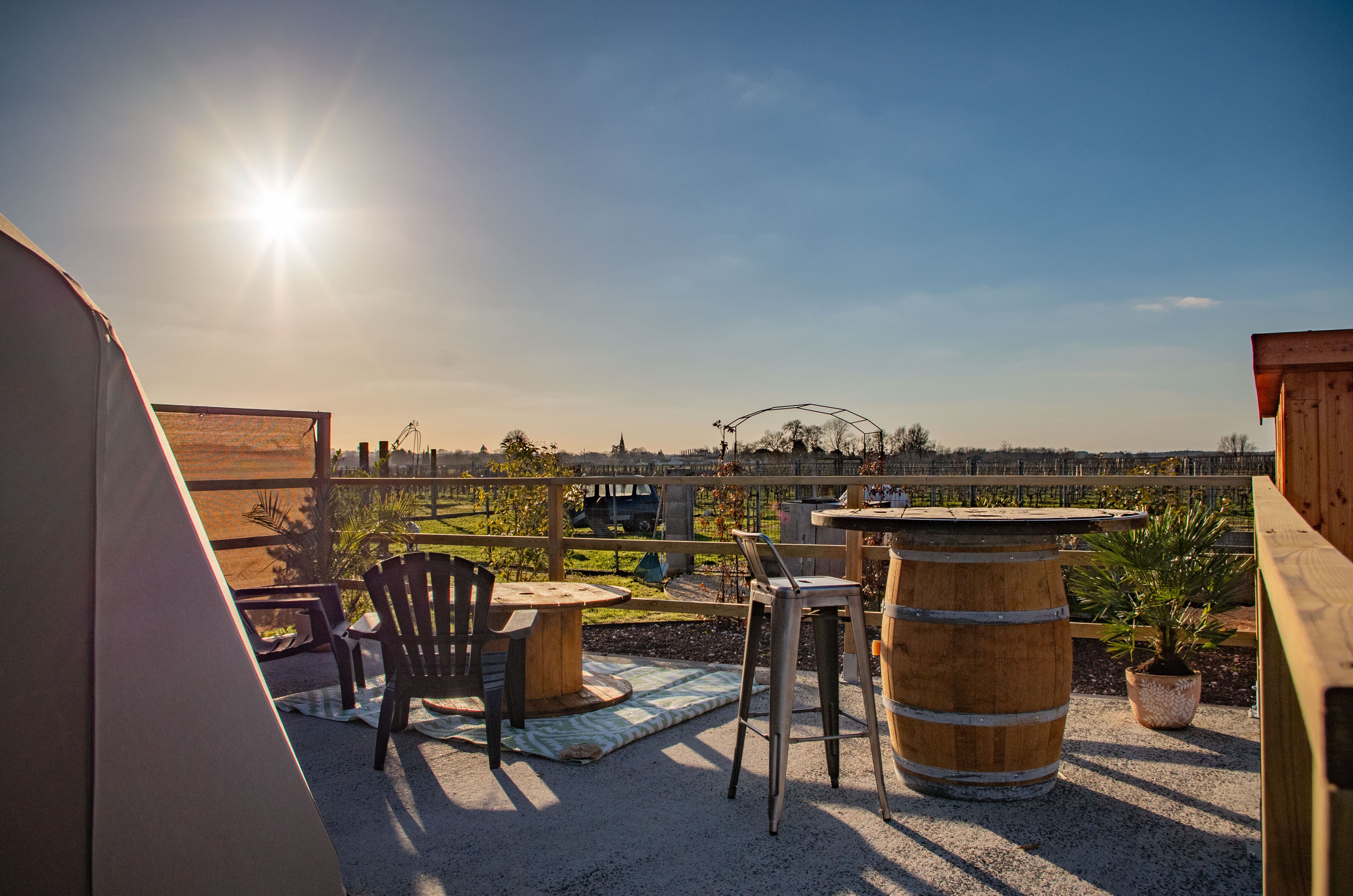 La Réserve Bagherra — Dôme avec Spa à Gironde à Blaye — cuisine