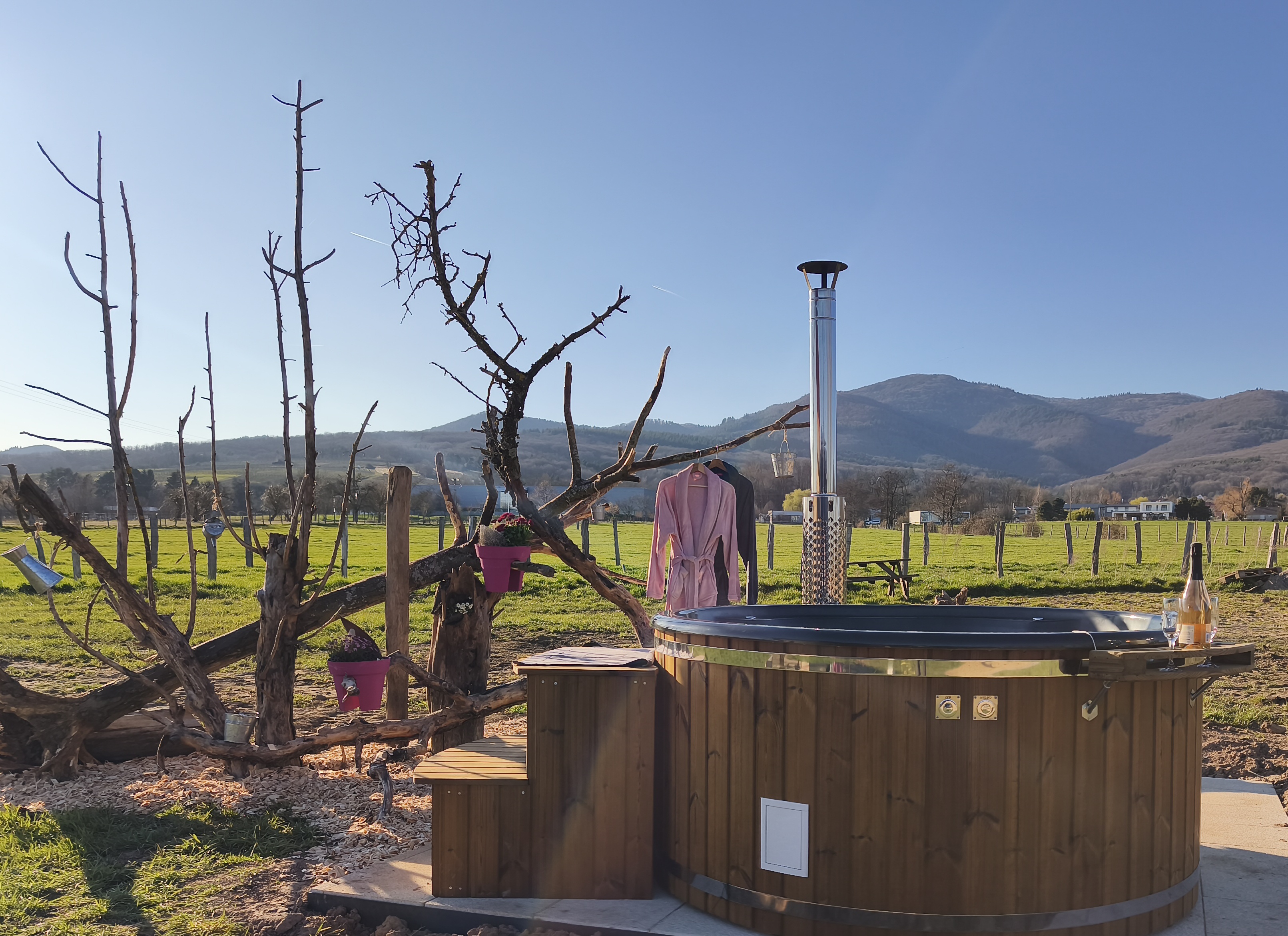Parenthèse Élément Terre : Ecolodge en Alsace à Wattwiller — cuisine