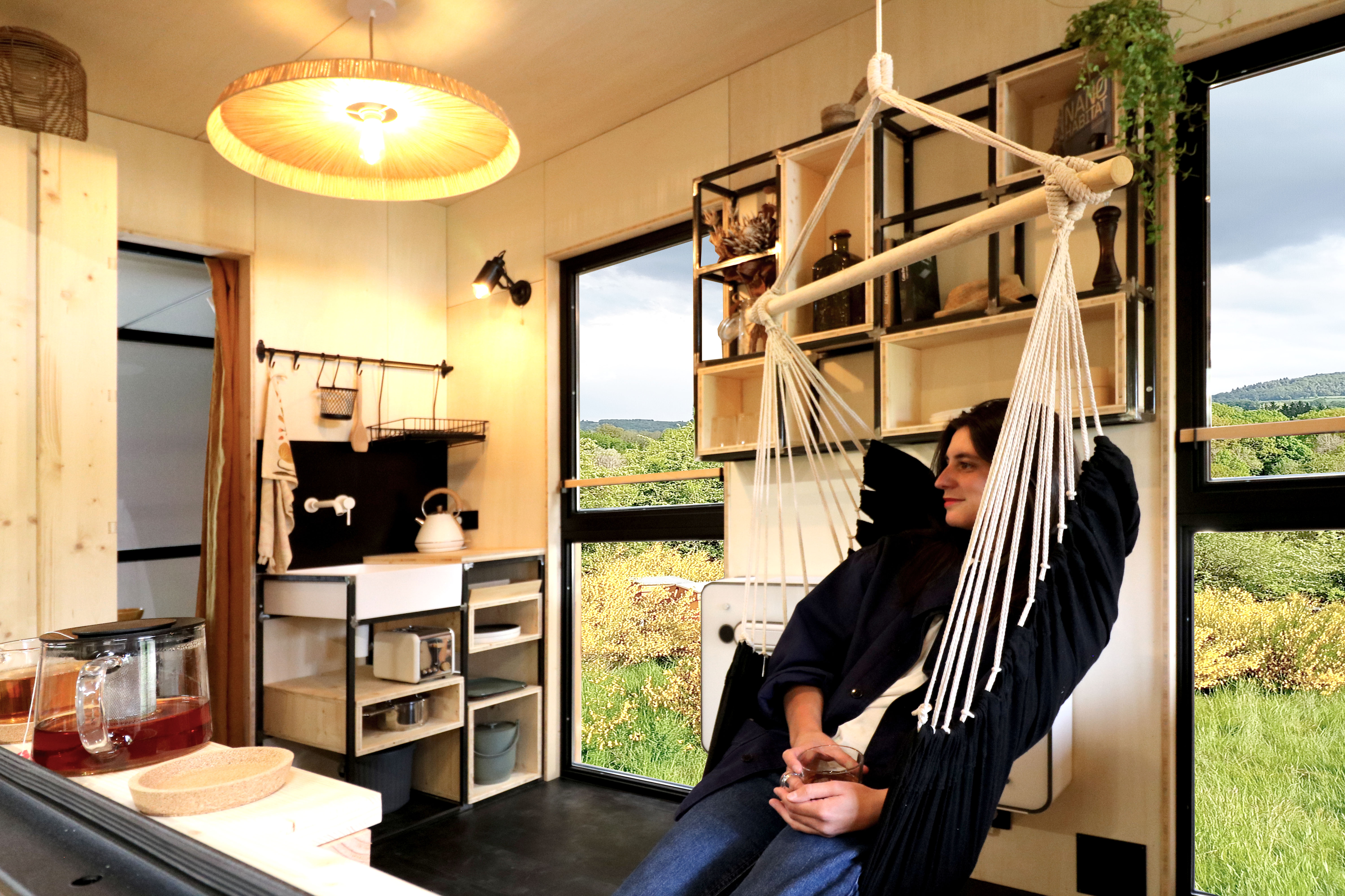 PATiny Lodge — Tiny House avec vue imprenable à Puy-de-Dôme à Clermont-Ferrand — détail architectural