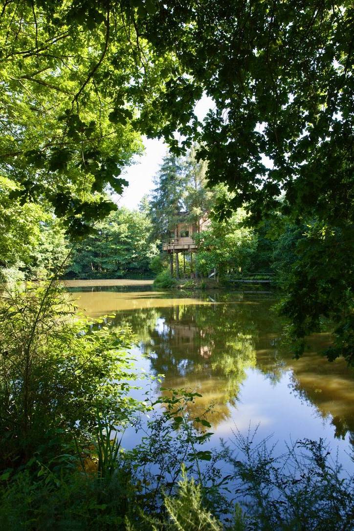 Cabane Spa Koad'dour — Nuit perchée à 6m en Ille-et-Vilaine à Rennes — salle de bain