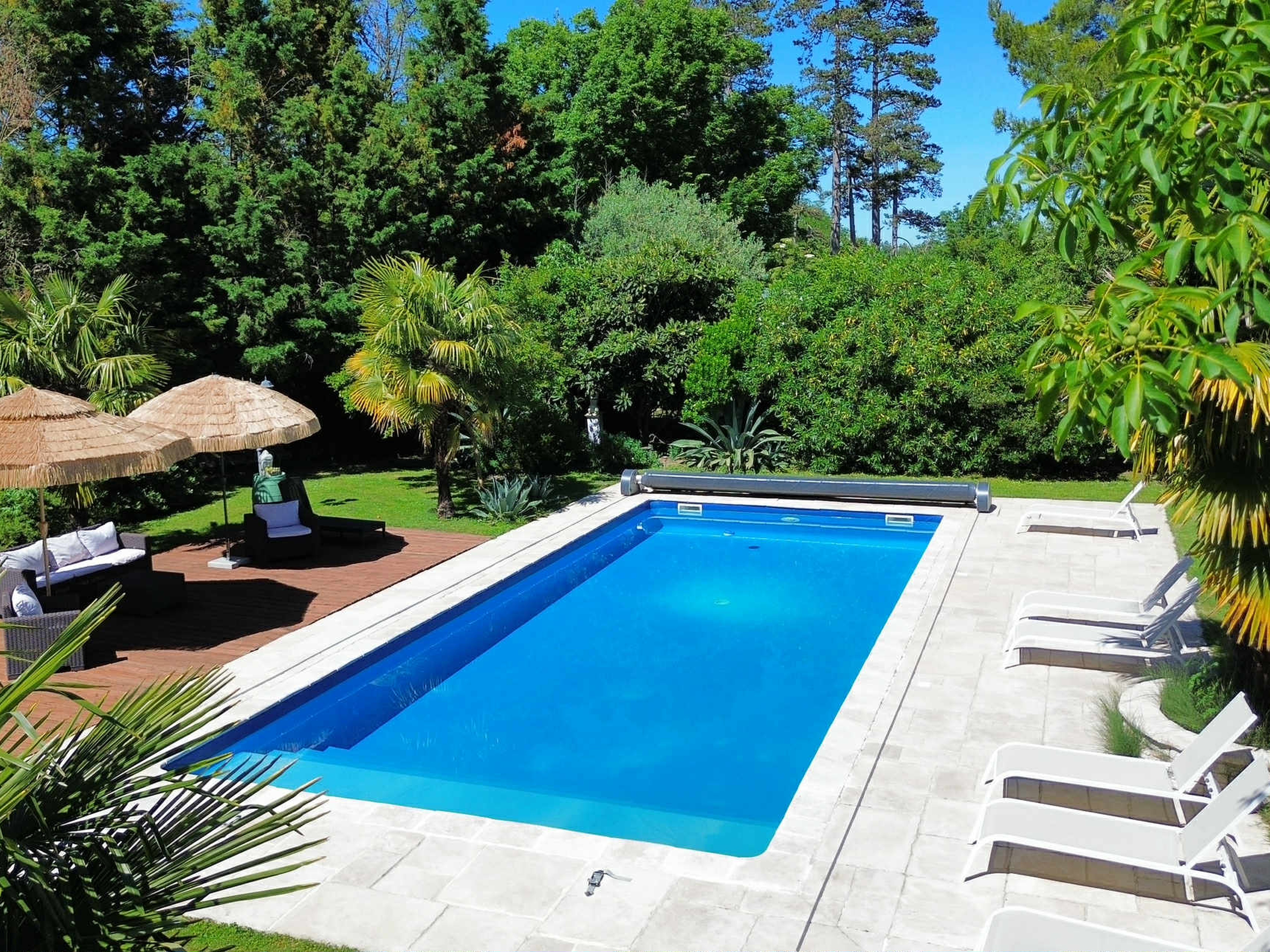 Le Tonneau de Negra — Tonneau avec spa à Haute-Garonne à Montesquieu-Lauragais — vue depuis la terrasse