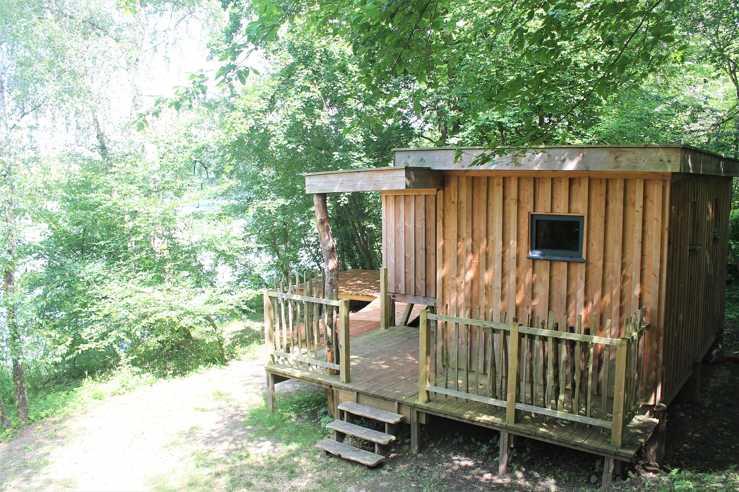 Cabane Spa Colorado : une échappée belle en Picardie à St-Léger-Aux-Bois — chambre