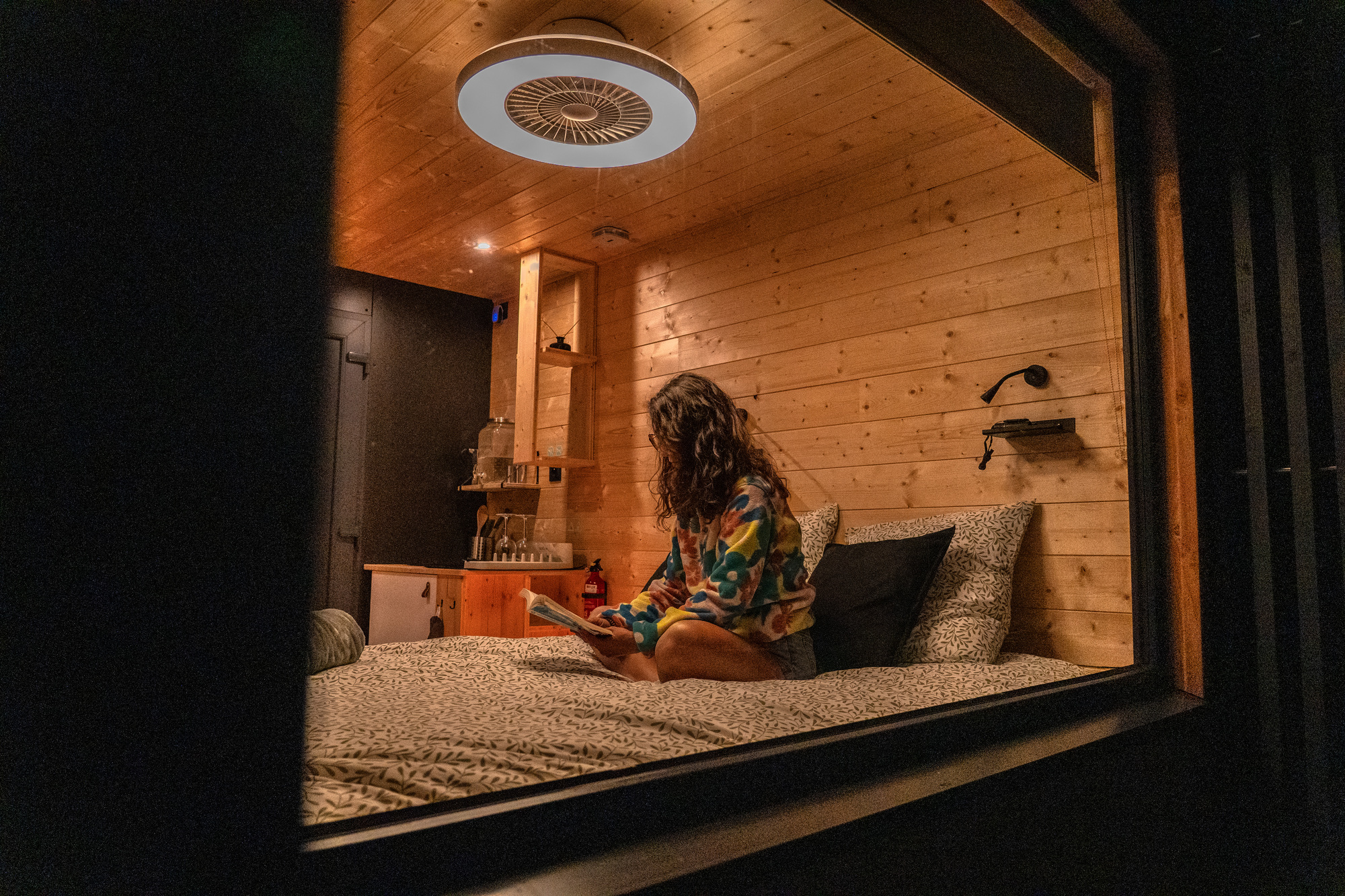 Prairie de la Gervanne — Tiny House avec vue panoramique à Drôme à Beaufort-sur-Gervanne — salle de bain