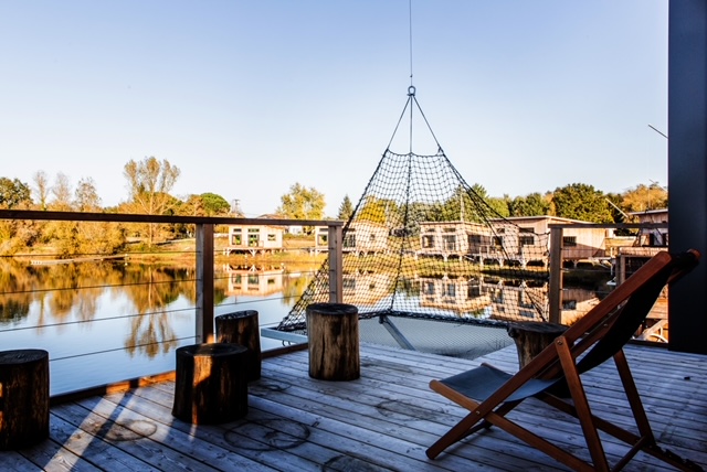 Photo 7/9 — Ecolodge « La Gabare — Ecolodge avec bain nordique à Gironde » à Cézac Gironde