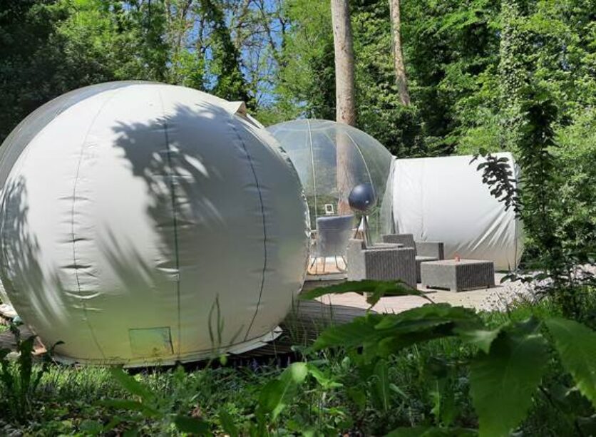 Maison bulle - Au Calme Absolu — Nuit insolite avec spa à Yonne à Auxerre — cuisine