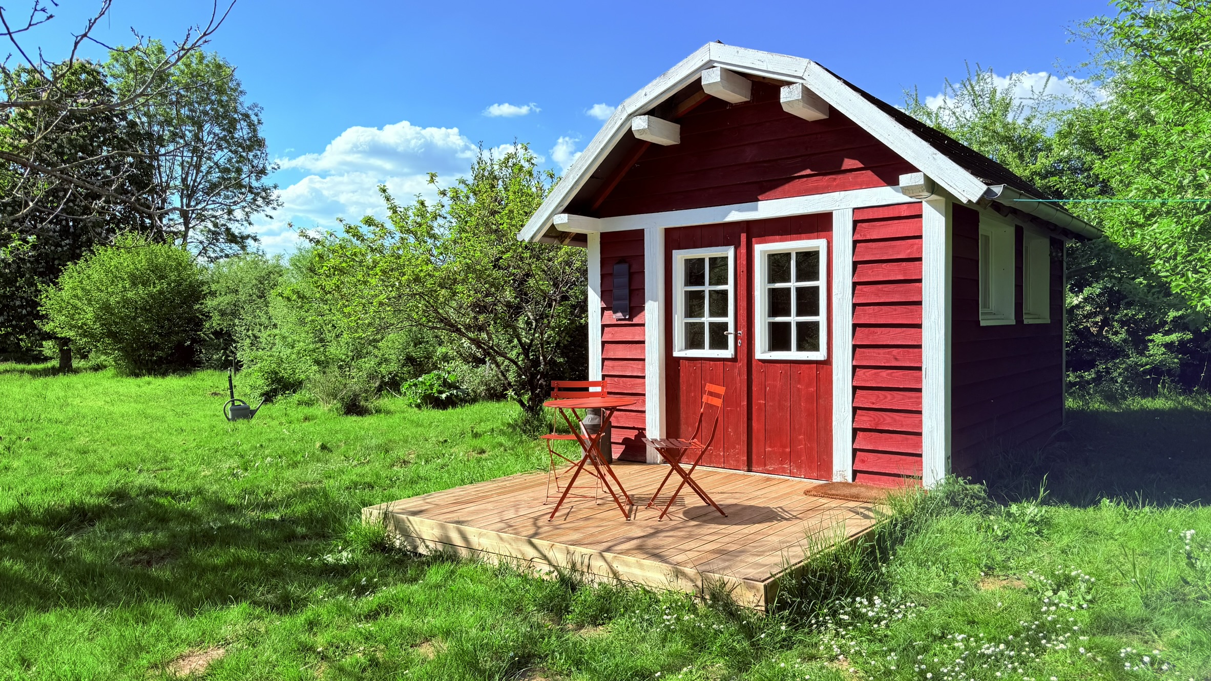 Chalet suédois — Escapade nature avec spa à Santranges (Cher)