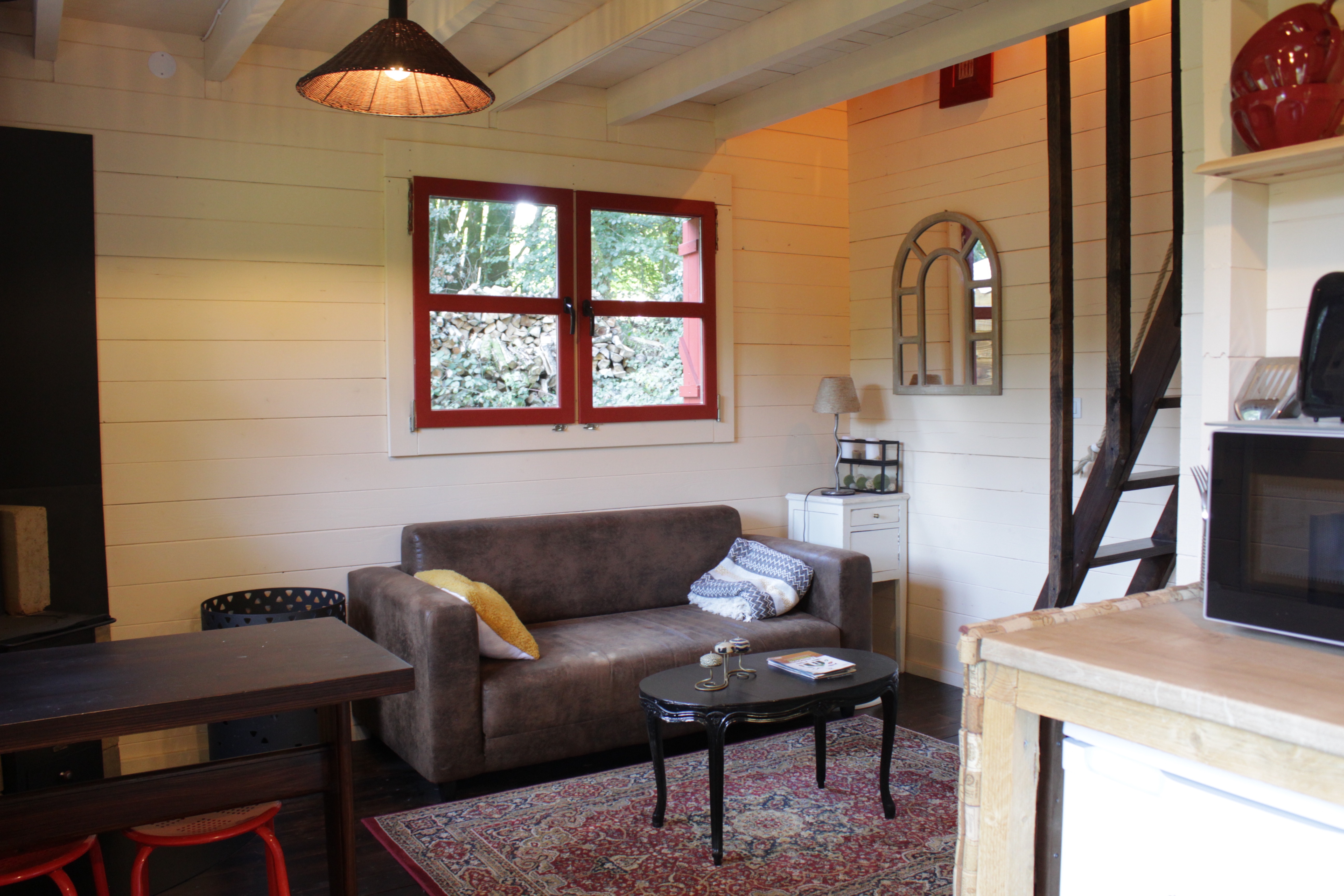 Chalet cosy en lisière de forêt : une évasion enchantée à Paule — chambre
