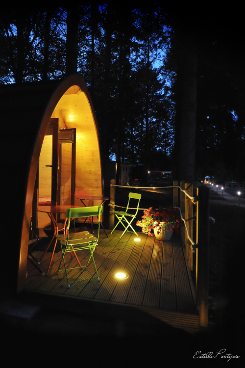 Cabane forestière : une immersion au cœur de l'Auvergne à Voussac — vue intérieure