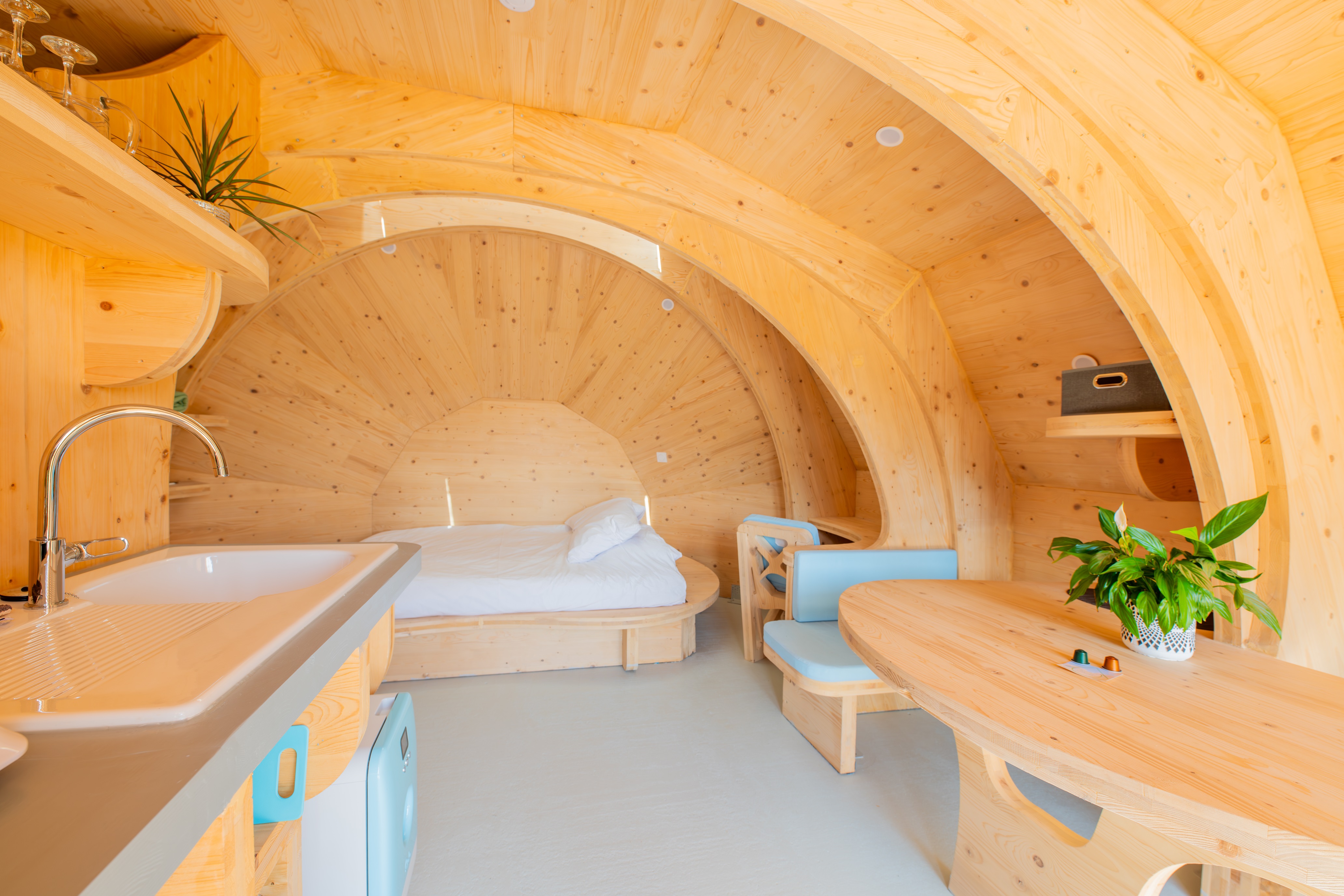 Nid merisier : une cabane végétalisée au cœur du Limousin à Neuvic — espace de vie