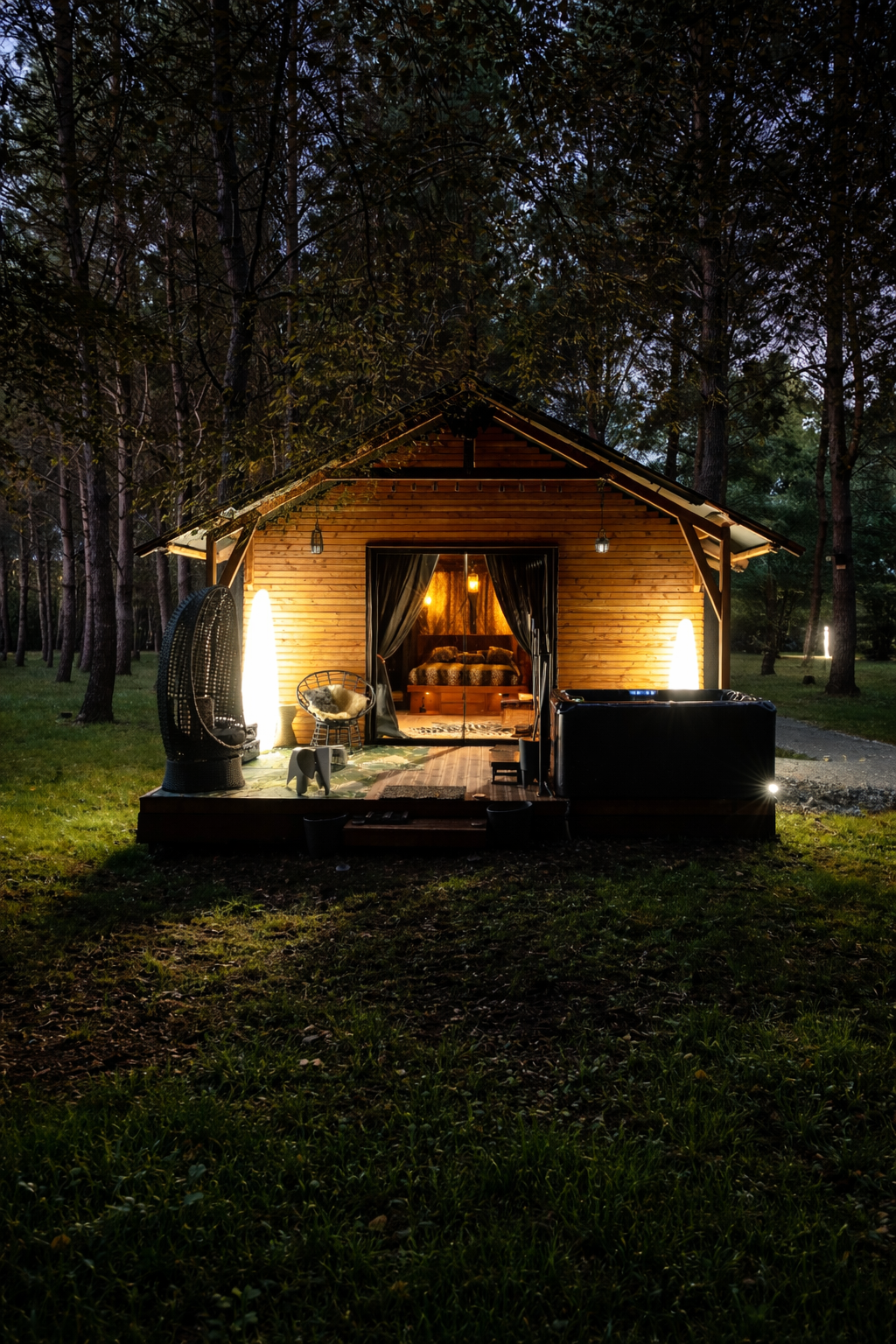 Lodge Out Of Africa & Spa : une immersion sensorielle en Aquitaine à Marcenais — chambre